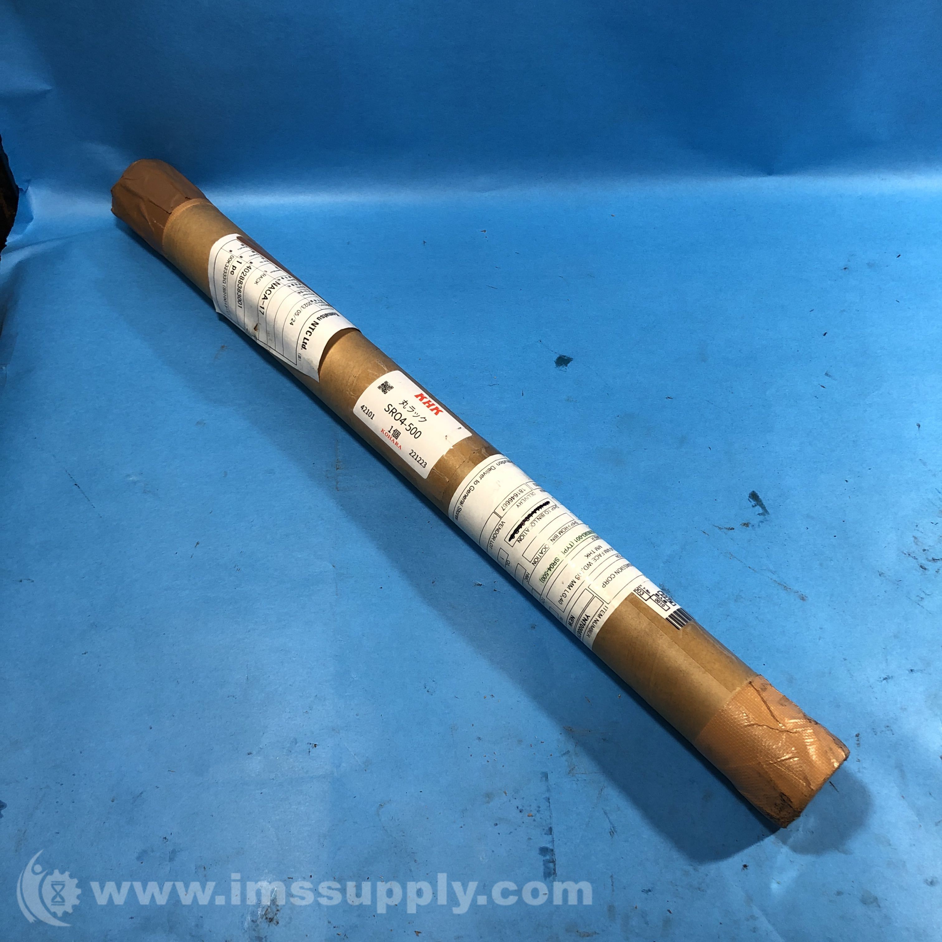 KHK Gears SRO4500 Carbon Steel Round Rack IMS Supply