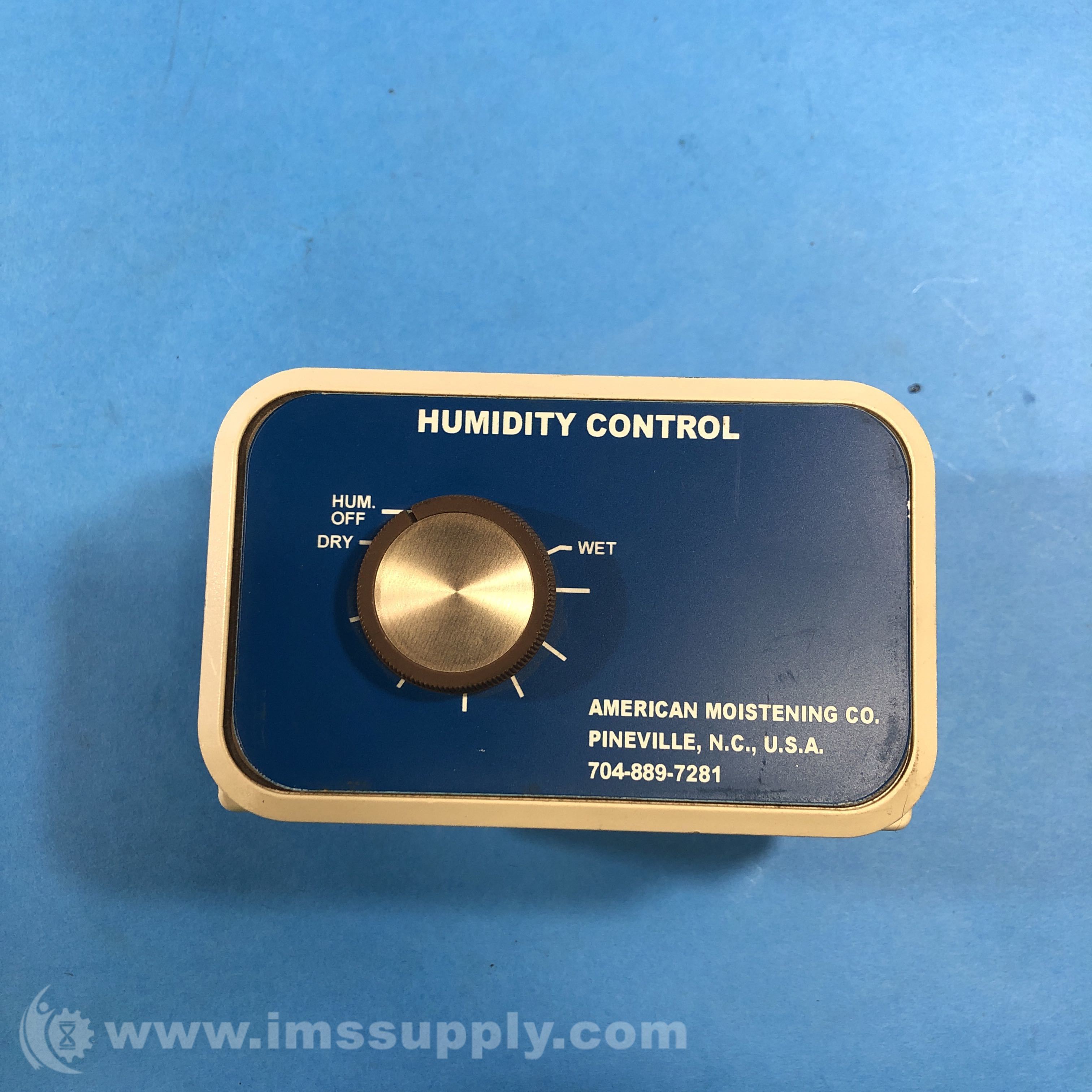 American Moistening Company Humidity Control Panel - IMS Supply