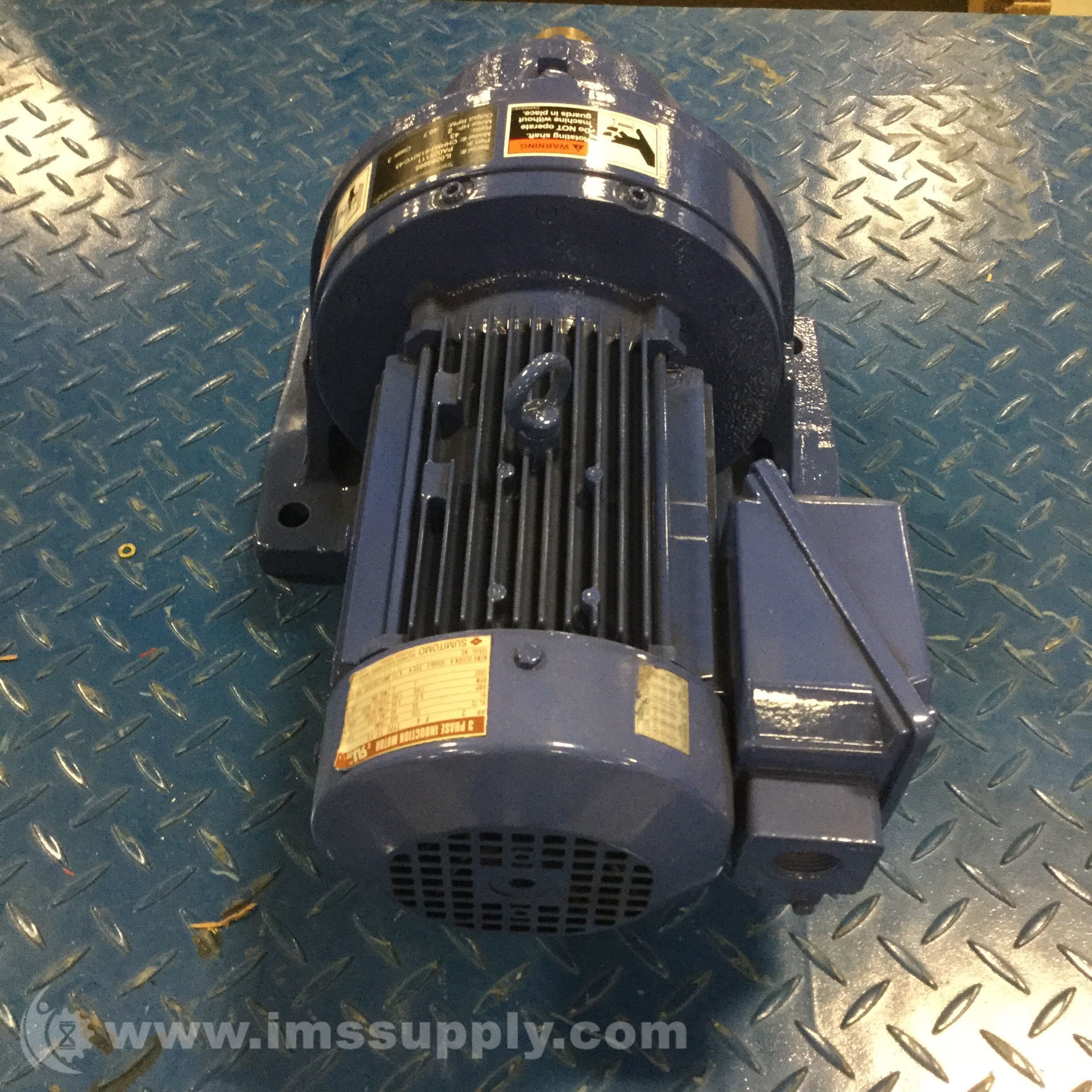 CYCLON 60 BLSモーター SUMITOMO CNHM08-6095YA-B-21 21:1 83.3 RPM 3/4 HP TC-FX 230V