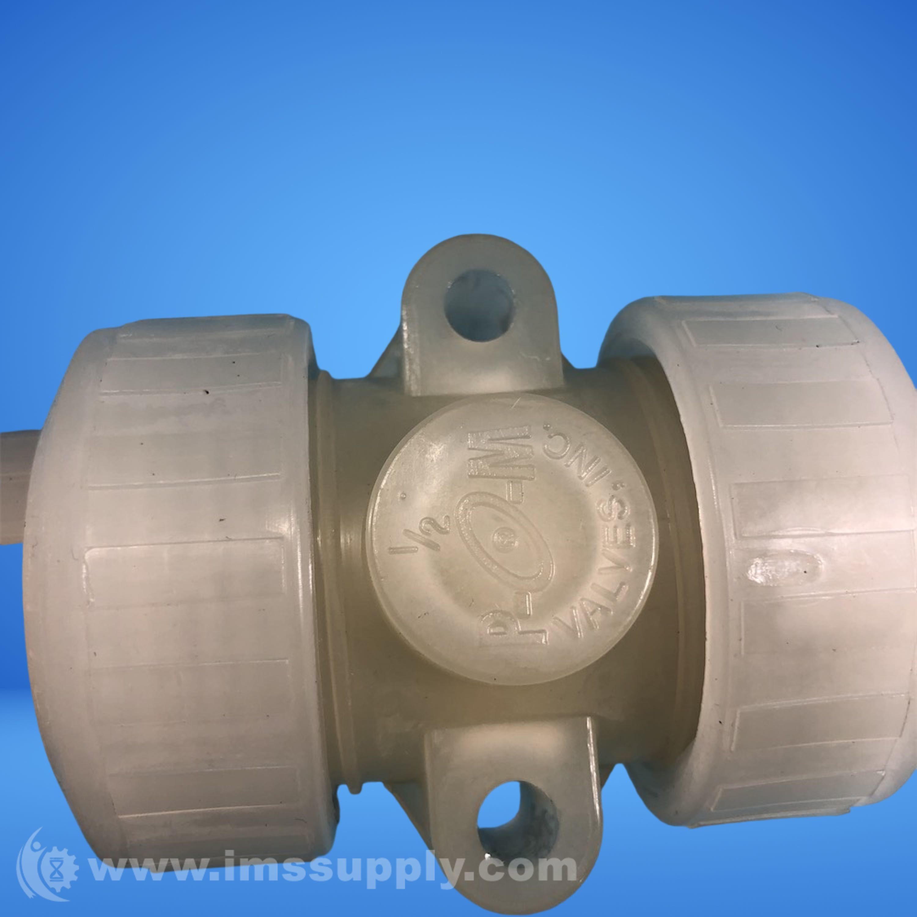 Plast-O-Matic Valves, Inc. 1/2 inch True Union Valve - IMS Supply