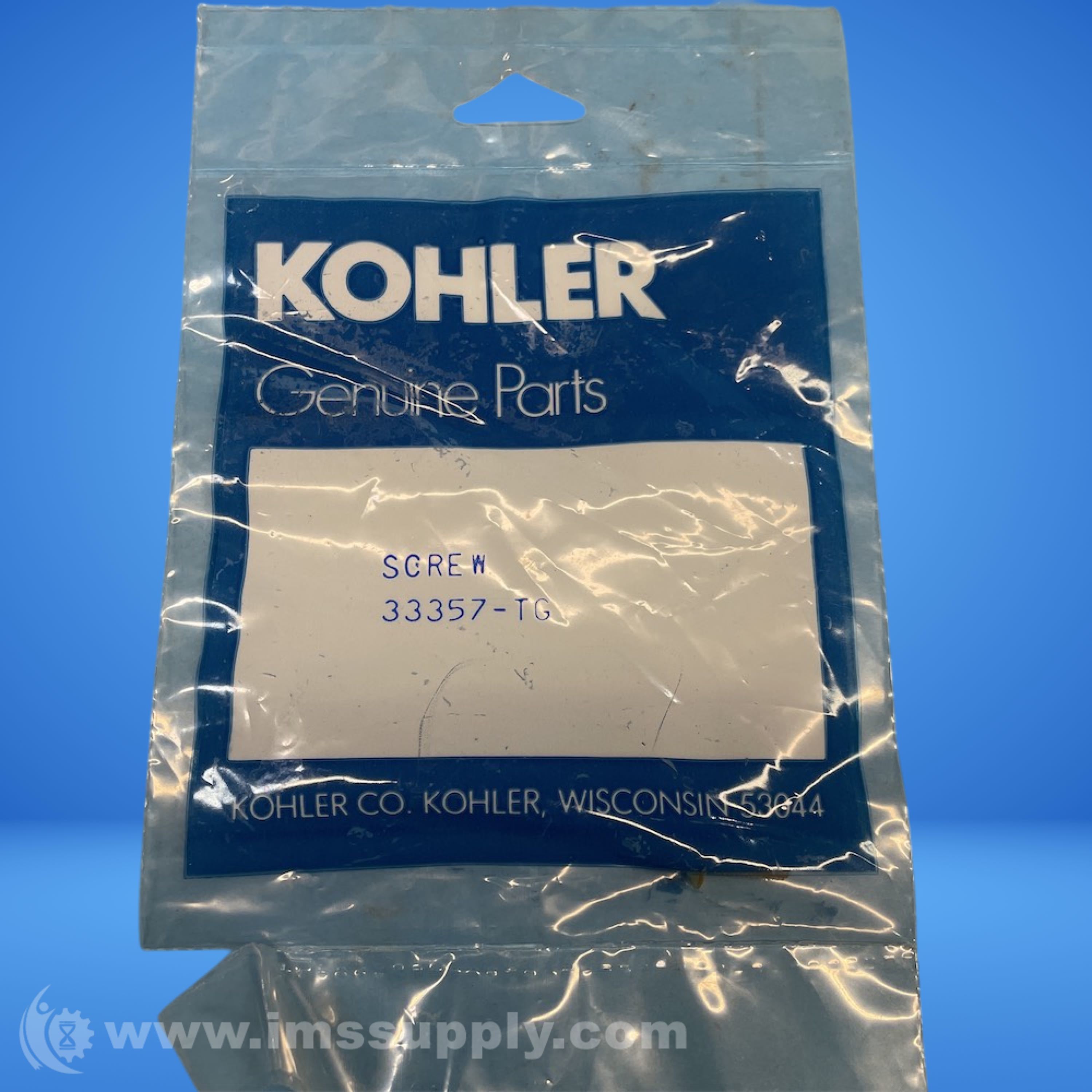 Kohler 33357-TG Brass Screw - IMS Supply