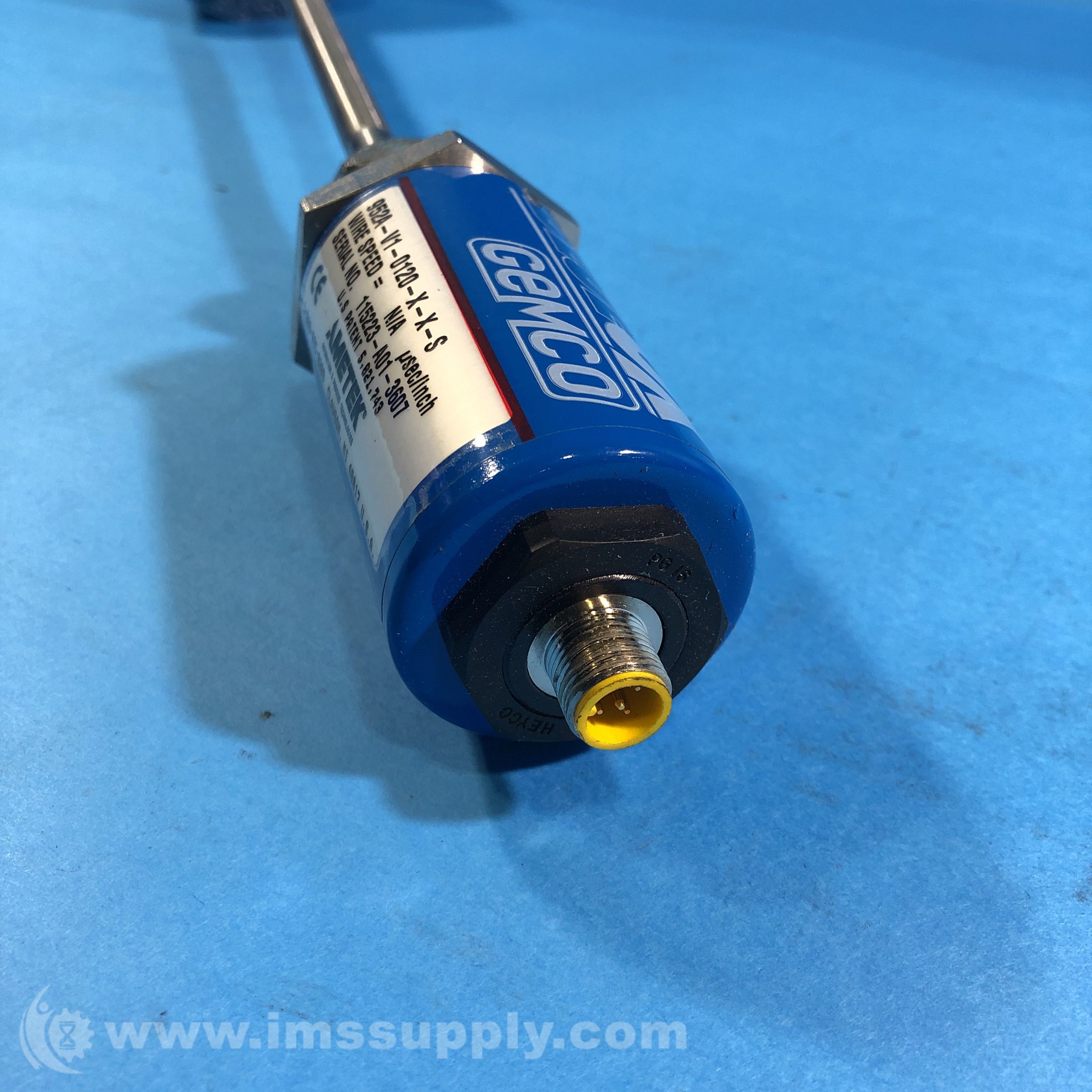 Ametek Gemco 952AV10120XXS Linear Displacement Transducer IMS Supply