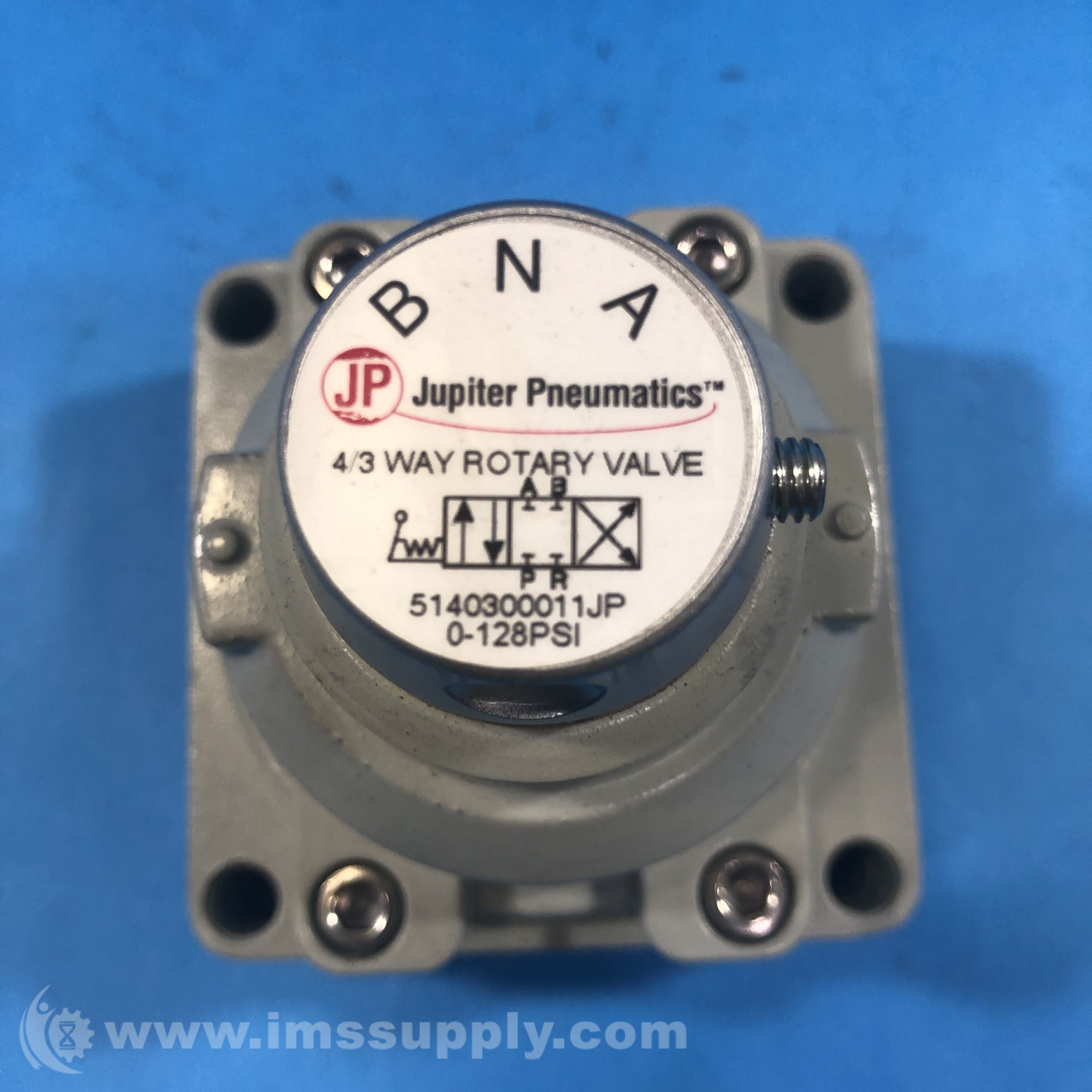 Jupiter Pneumatics 5140300011JP 1/4 NPT Manual Mechanical Valve IMS Supply