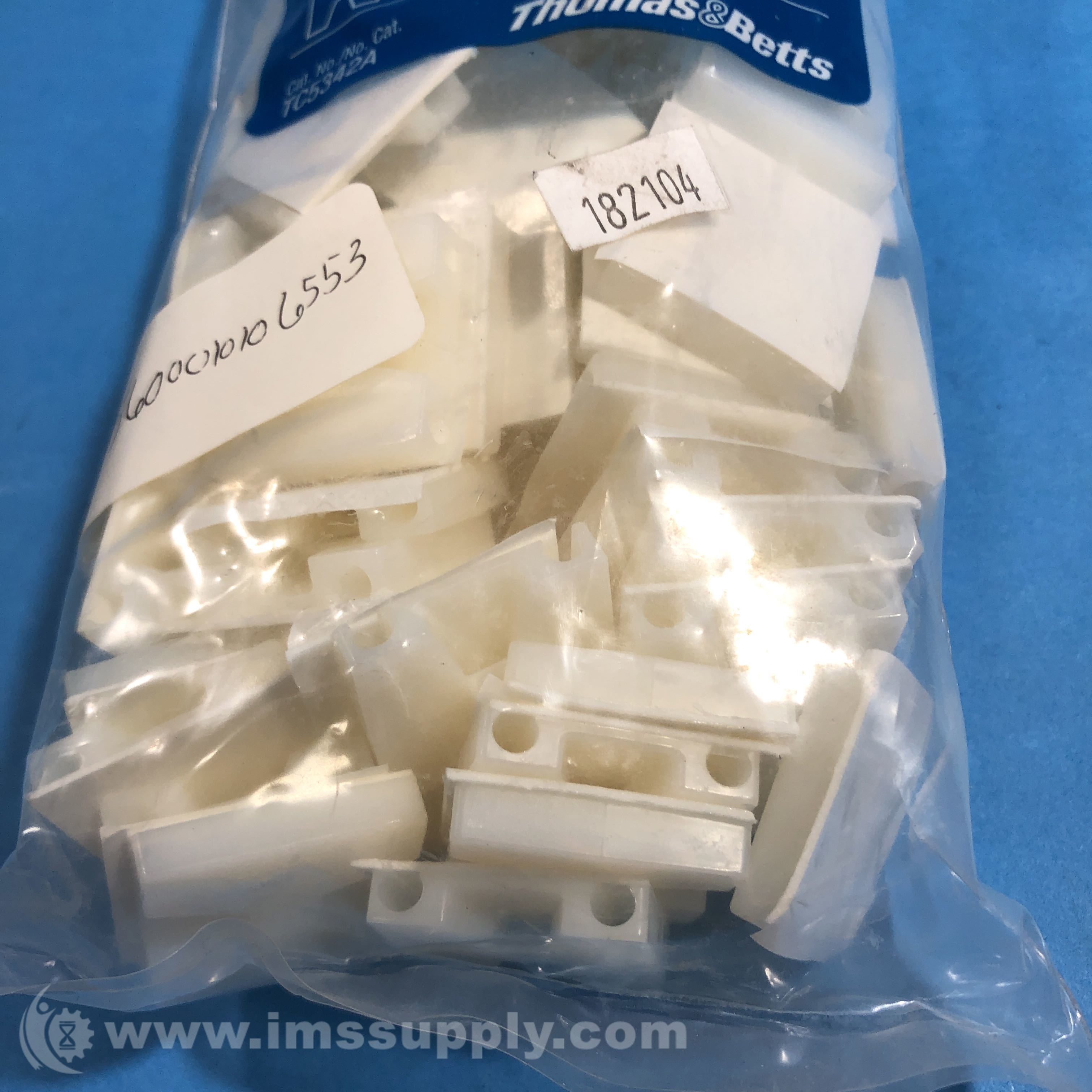 Base Di Montaggio A 2 Vie Per Fascette Cavi – Thomas & Betts TC5342A / TC342A – Lotto Da 100 Pezzi