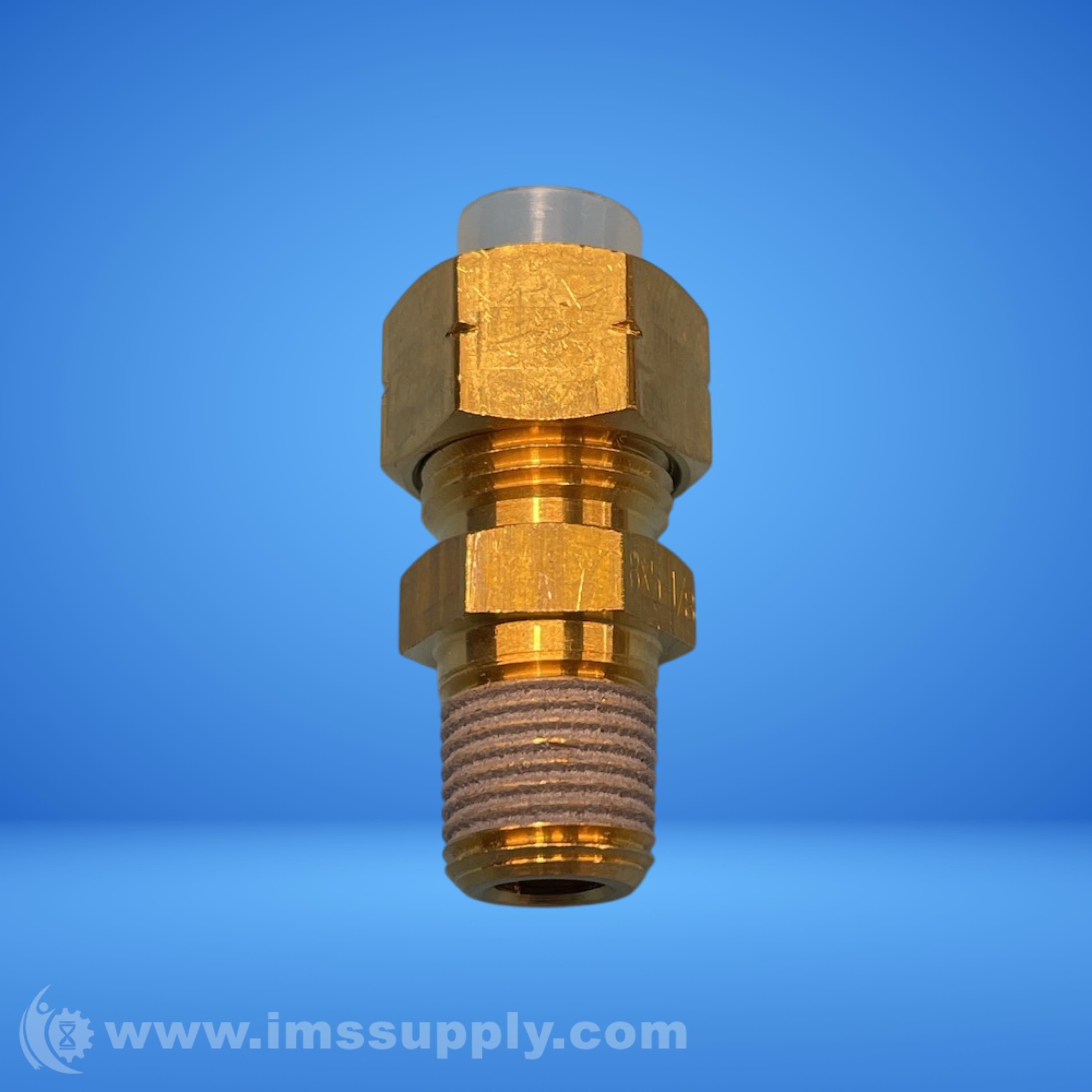 Nitta C4N8X5-PT1/8 Brass Quick Seal Connector - IMS Supply