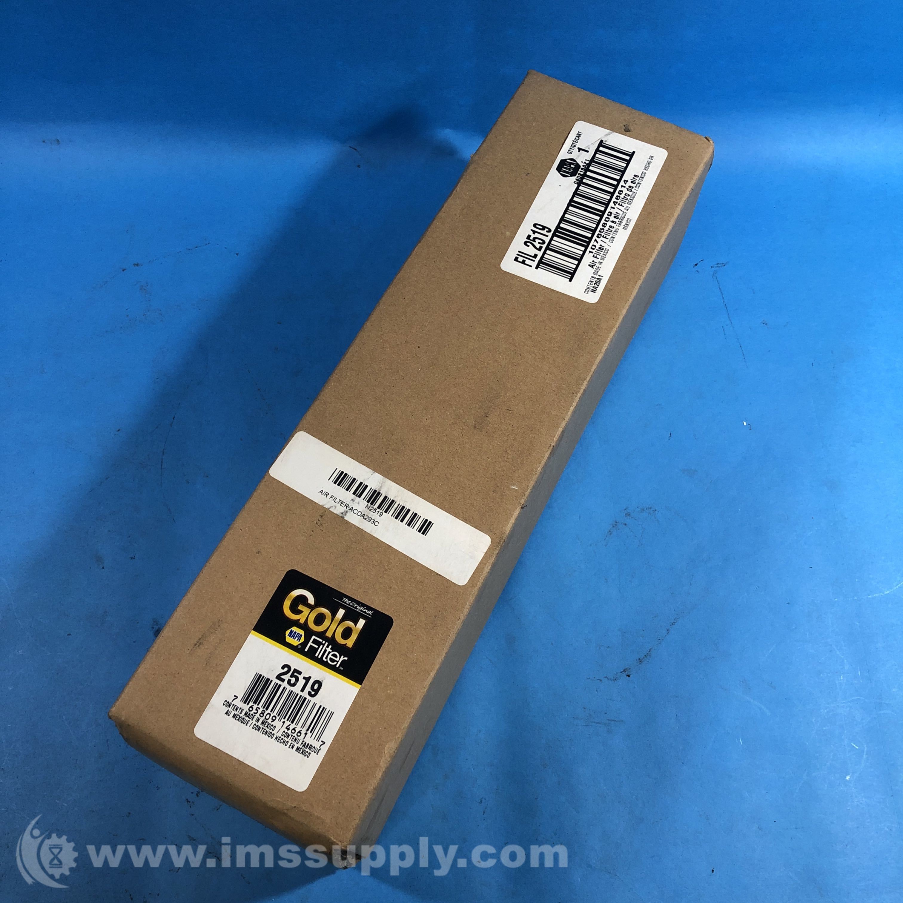 Napa 2519 Gold Air Filter IMS Supply