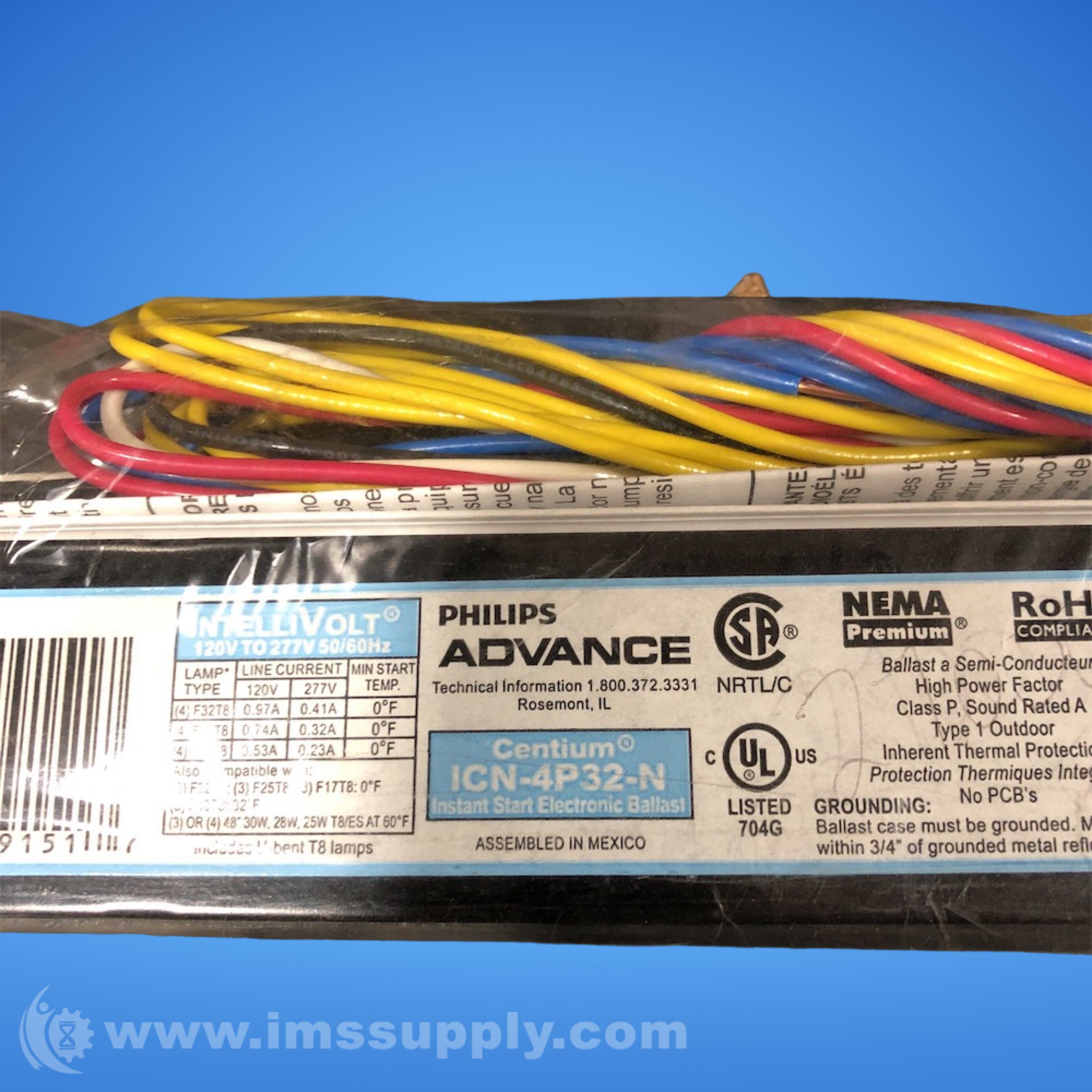 Alimentatore Elettronico Philips Optanium Iopa-4p32-lw-n, Avviamento Istantaneo, Nuovo In Scatola