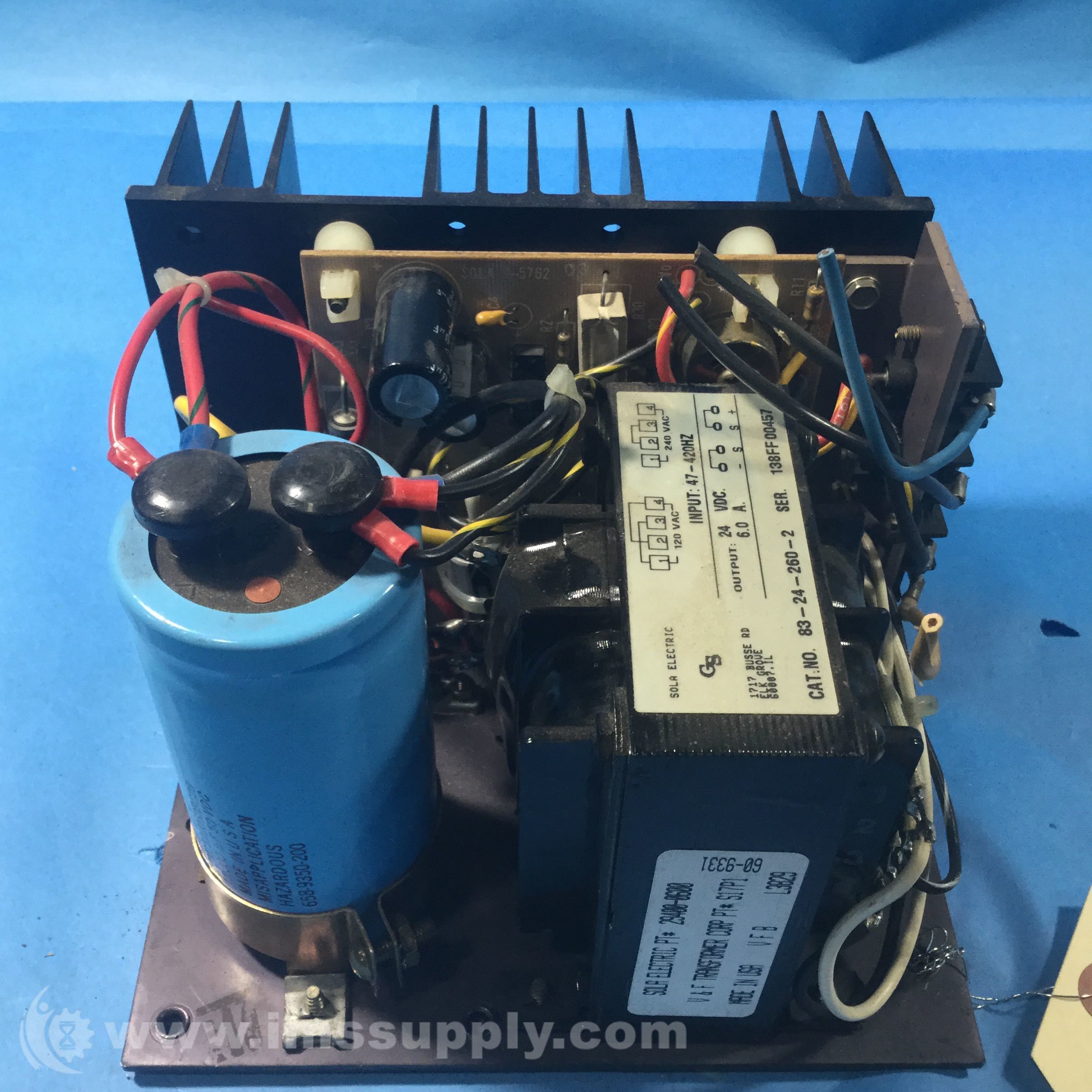 GS SOLA 83-24-260-2 DC Power Supply 24vdc 6a for sale online 