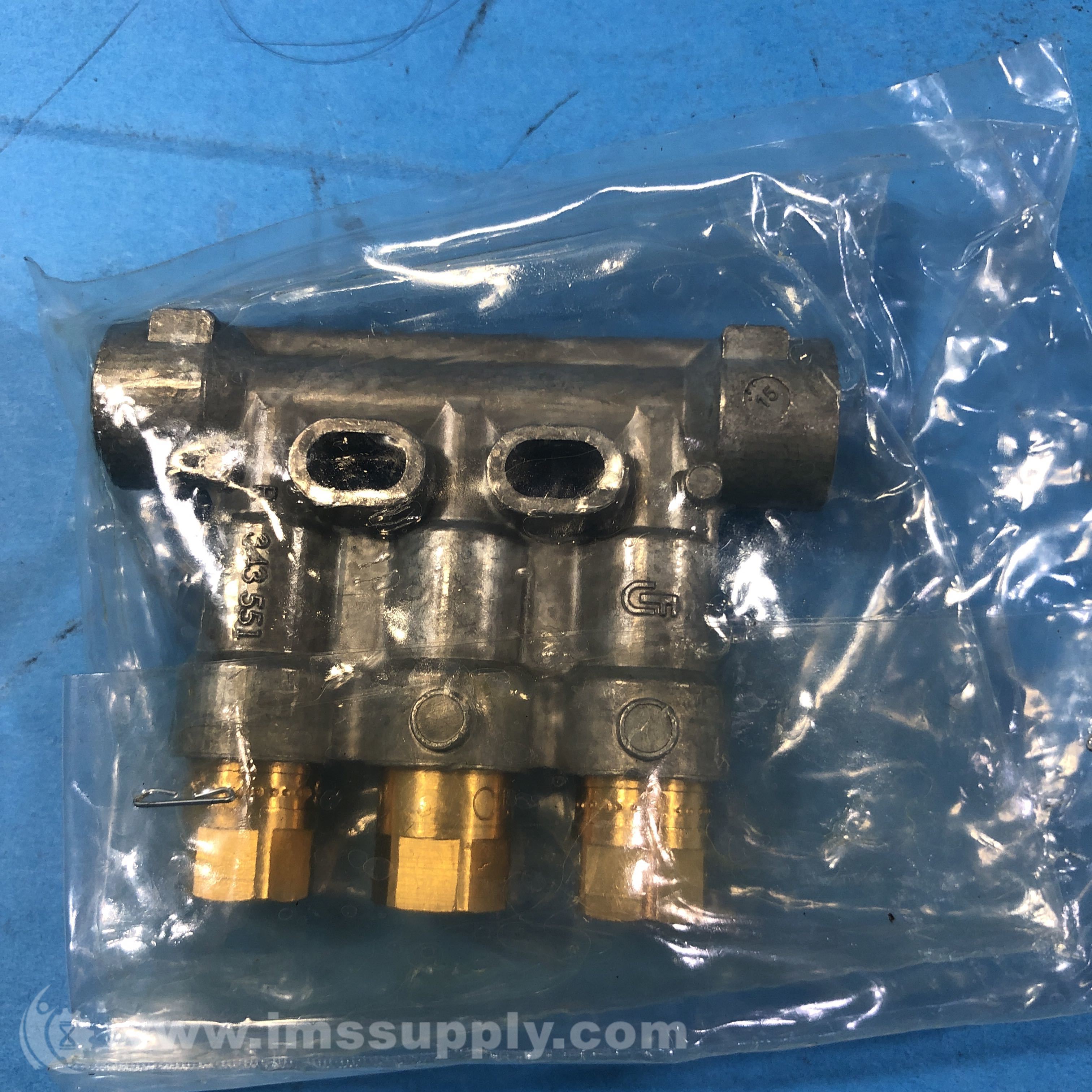 SKF 343ZD Grease Distribution Block Lubrication Manifold IMS Supply