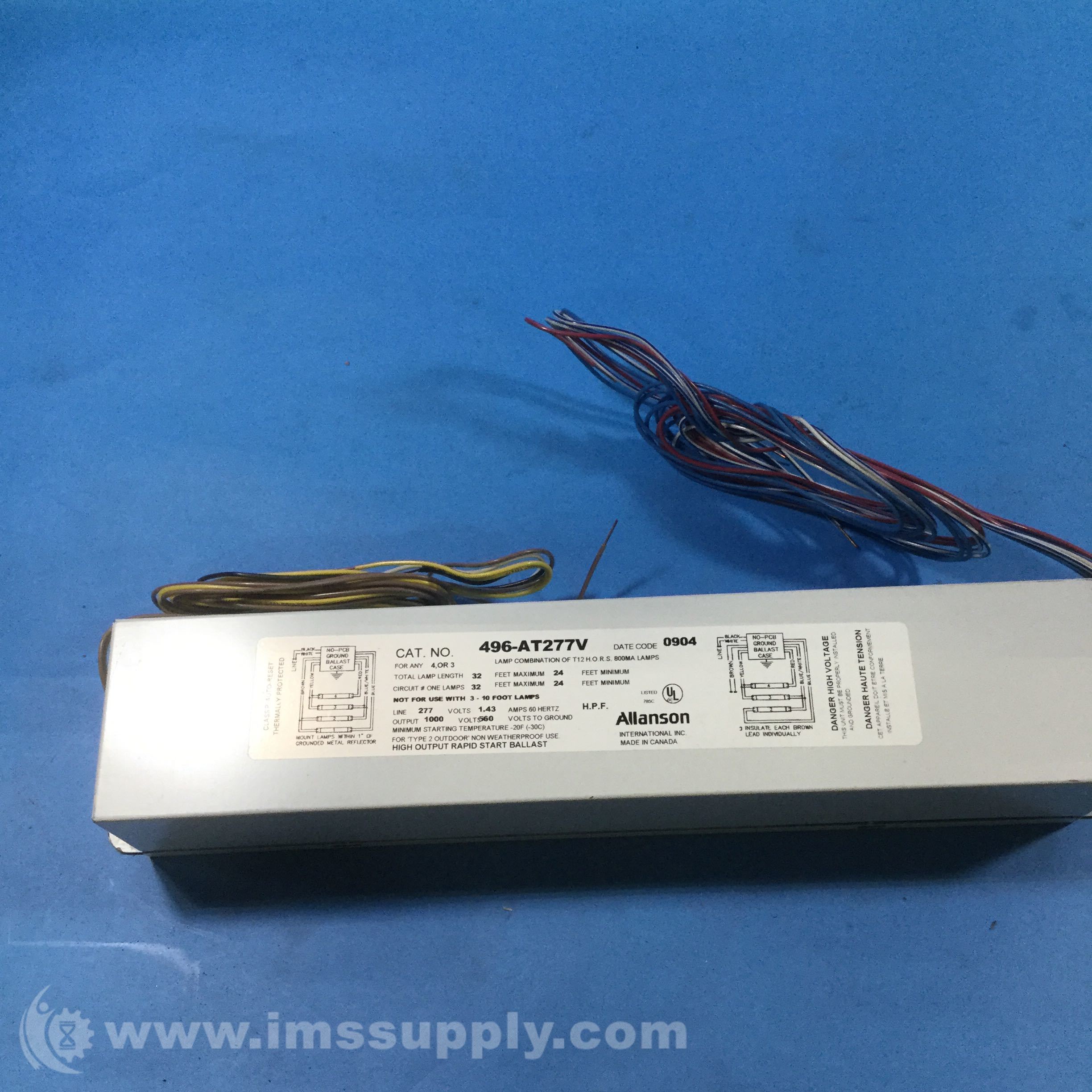 Allanson ballast shop