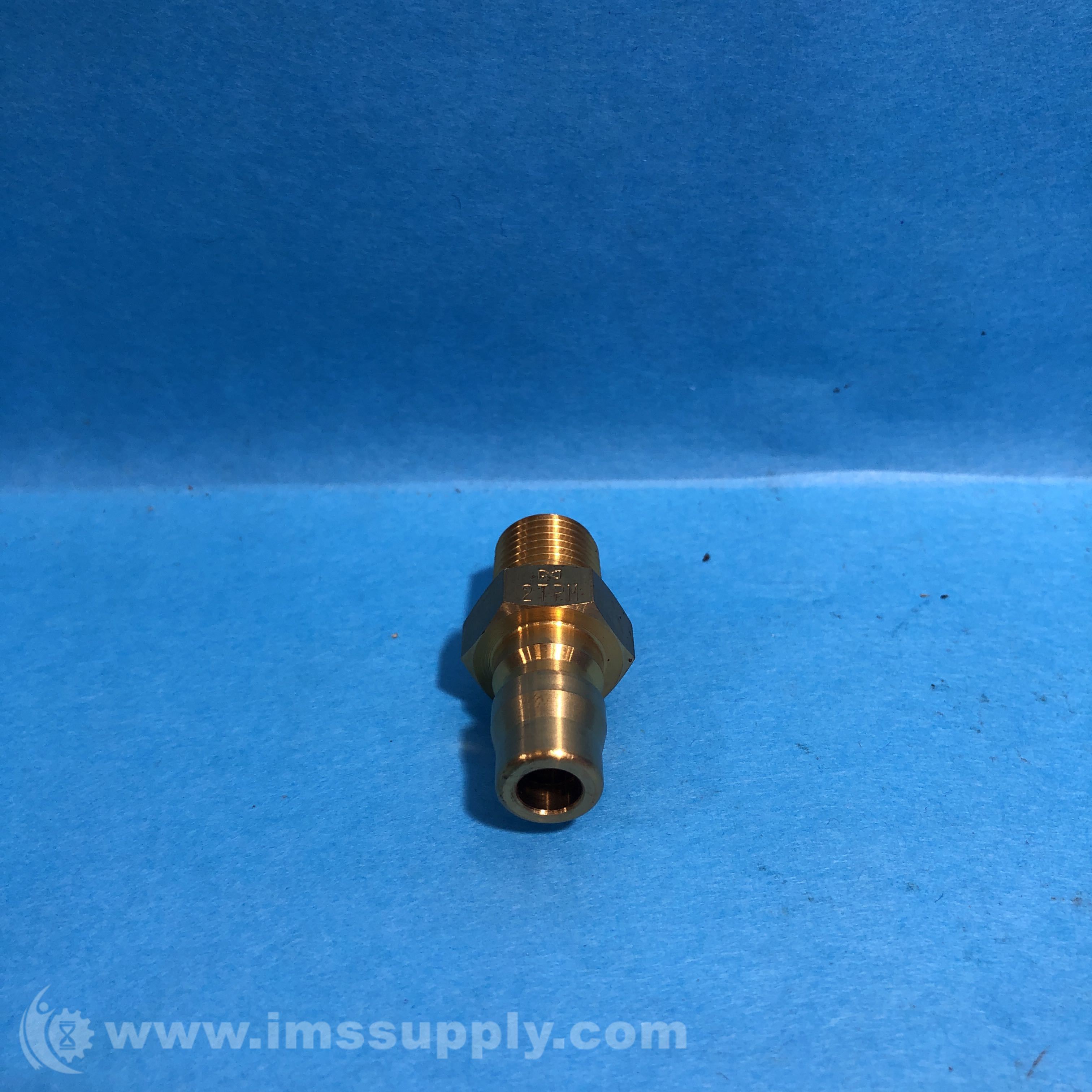 Nitto 2tpm cupla tpm type male threaded plug brass ims supply