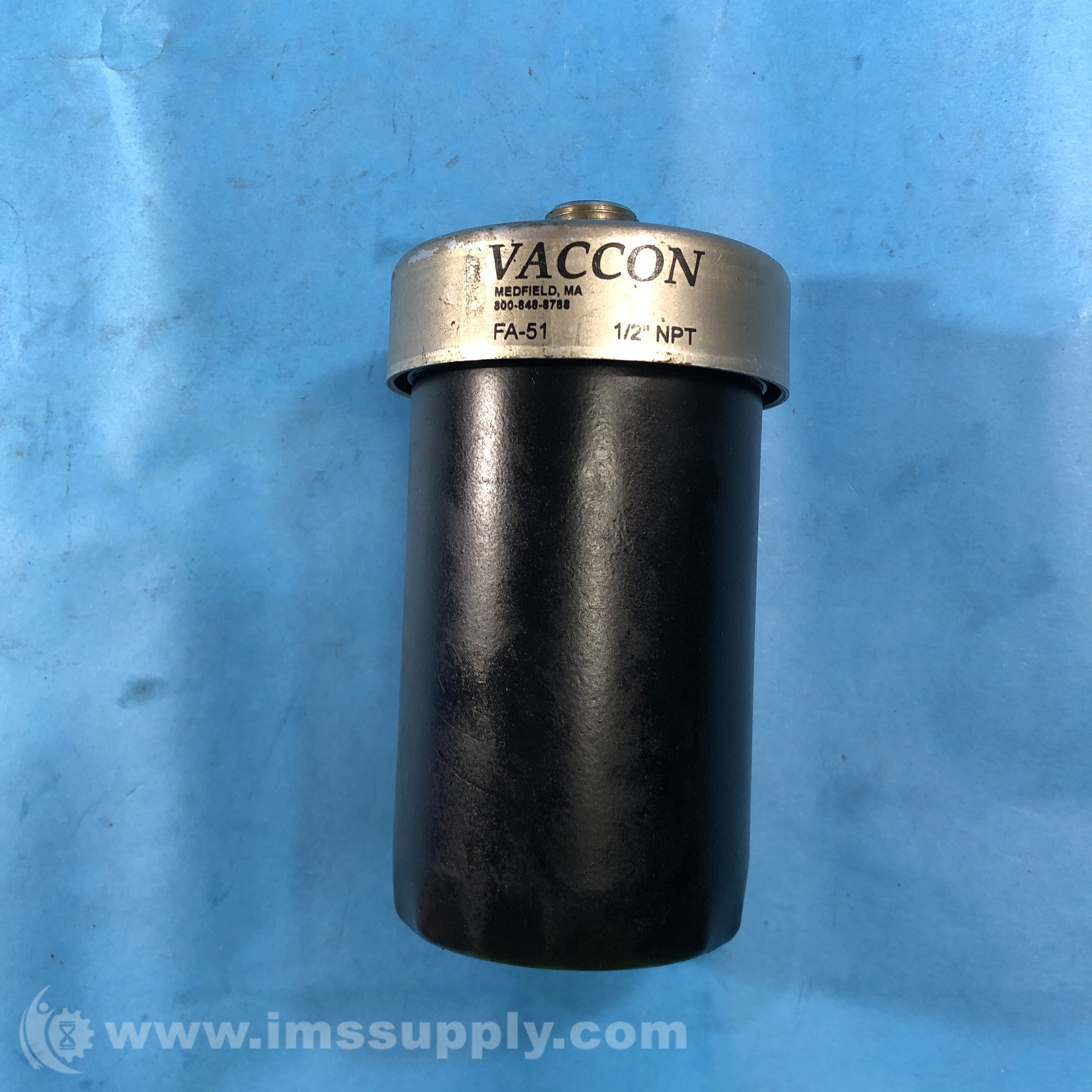 Vaccon Co FA-51-1/2 FA-51 Series High Flow Silencer - IMS Supply
