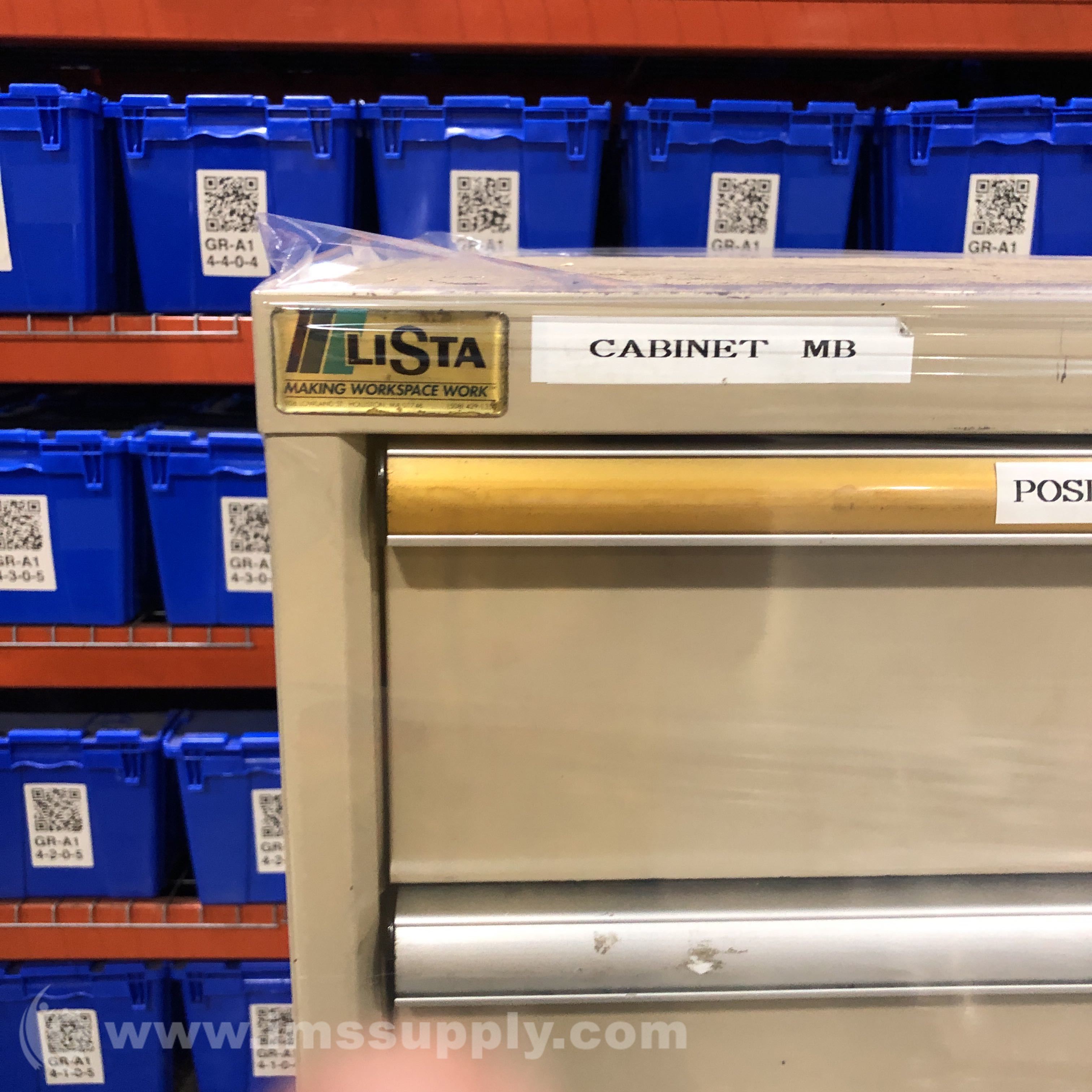 Lista 1 Row 7 Drawer Storage Cabinet Various Drawer Sizes - IMS Supply