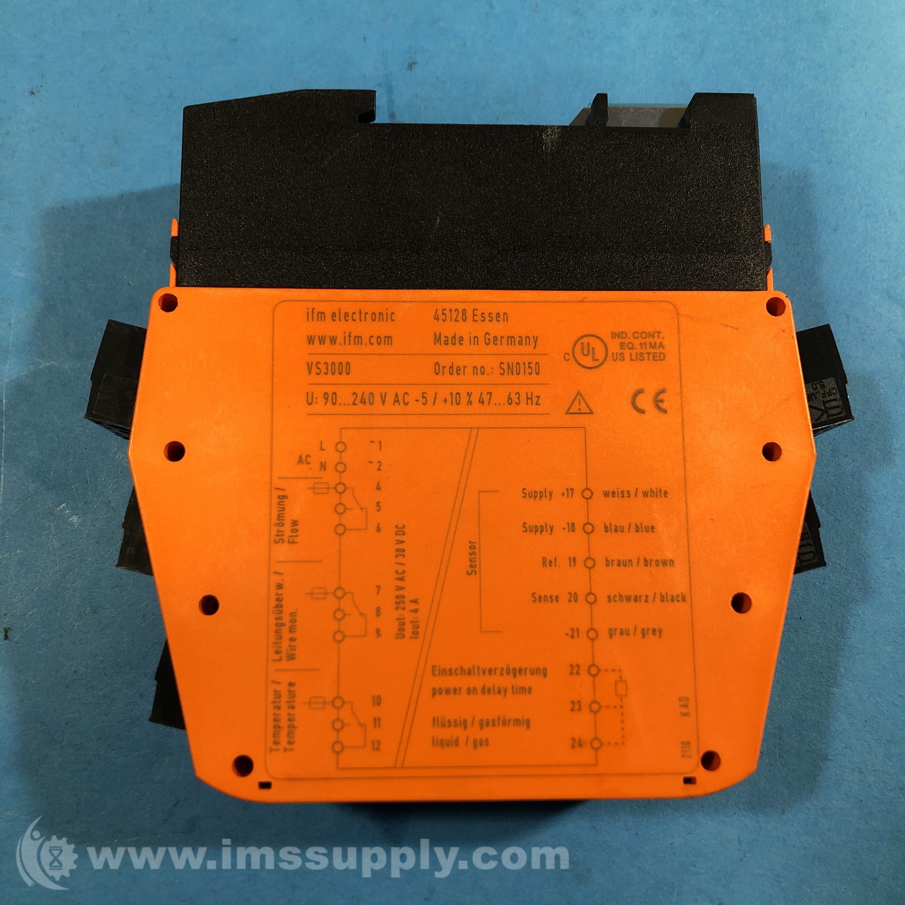 Ifm SN0150 Flow Controller - IMS Supply