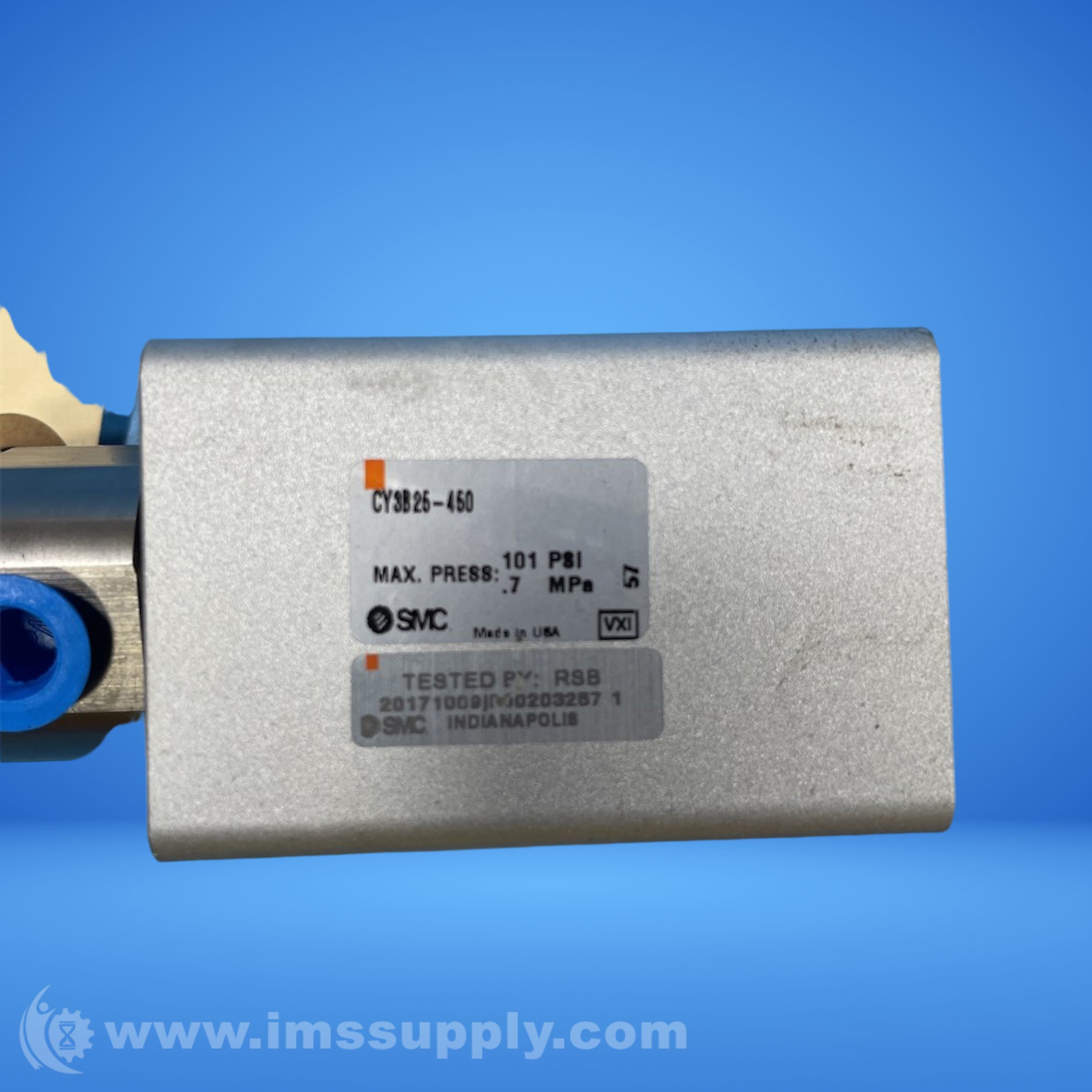 SMC CY3B25-450 Coupled Rodless Cylinder - IMS Supply