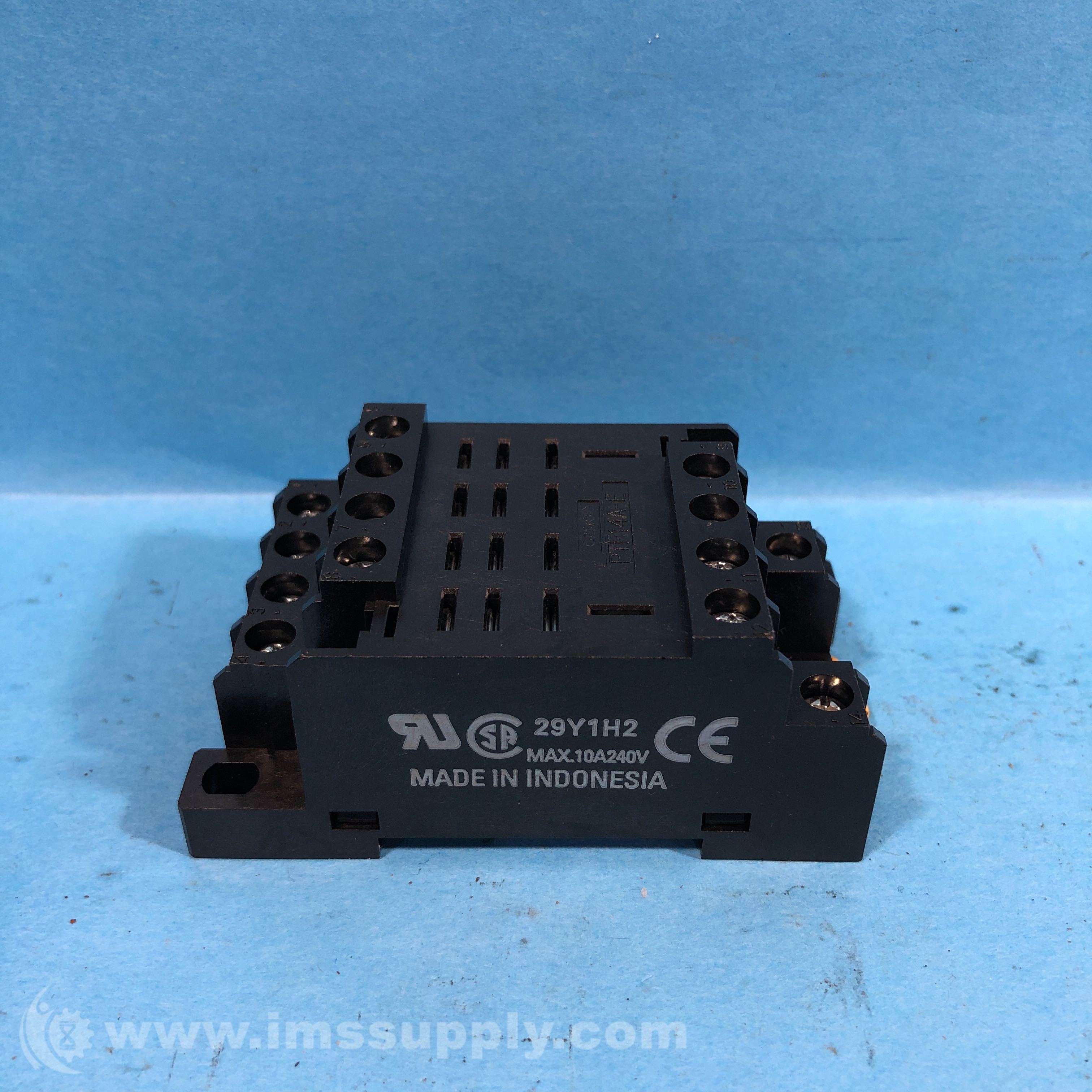 Omron PTF14A-E Relay Socket - IMS Supply
