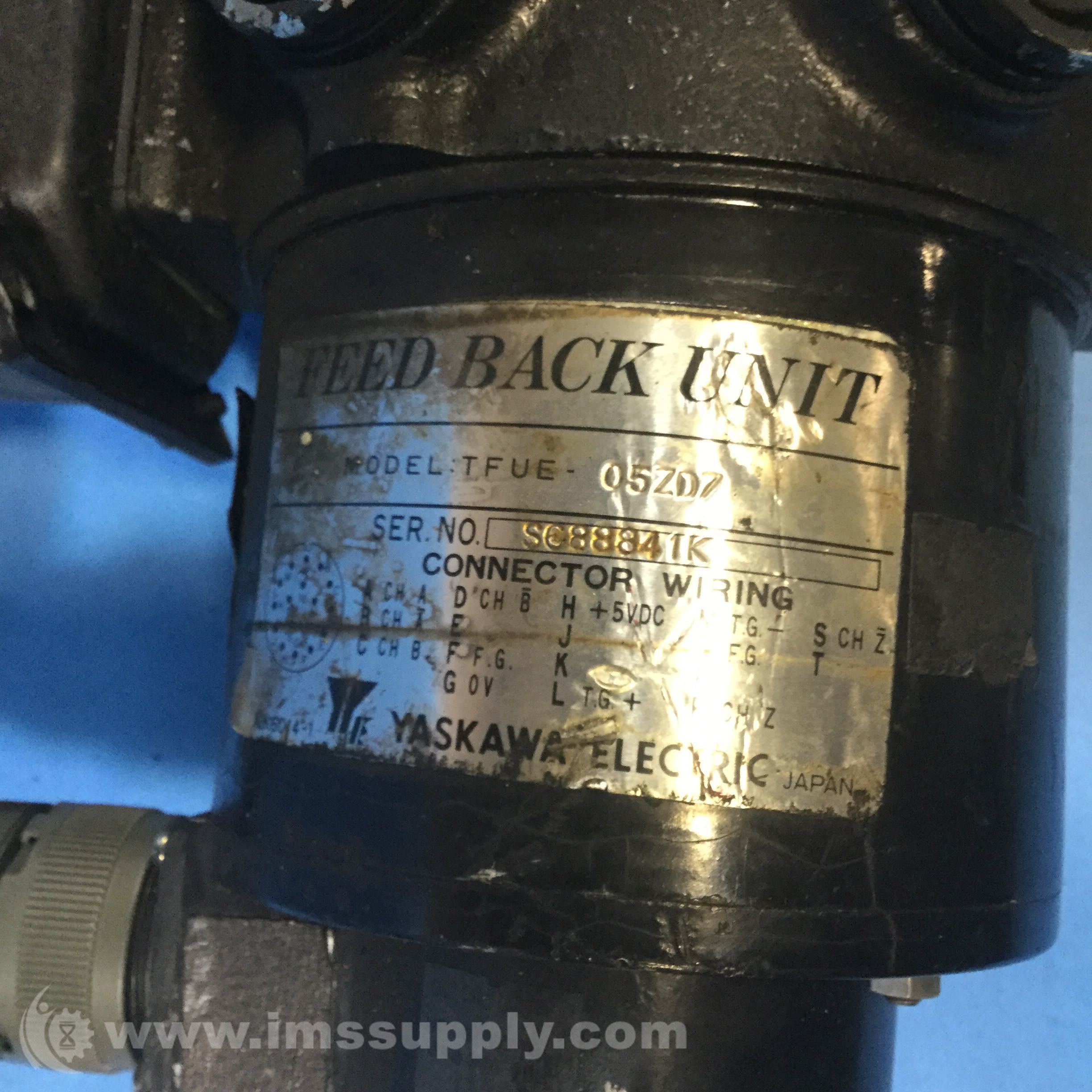 Yaskawa Electric UGCMED-04AA10F Cup Motor, 1750RPM, 67V