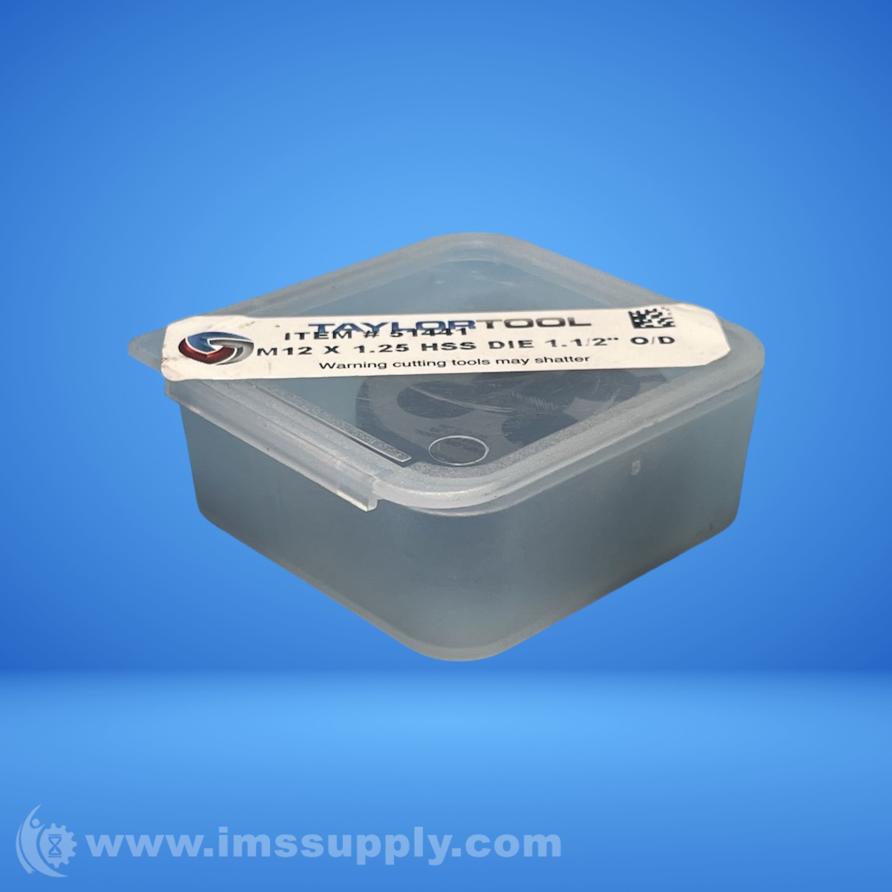 Taylor Tool 51441 HSS Die M12 X 1.25 IMS Supply