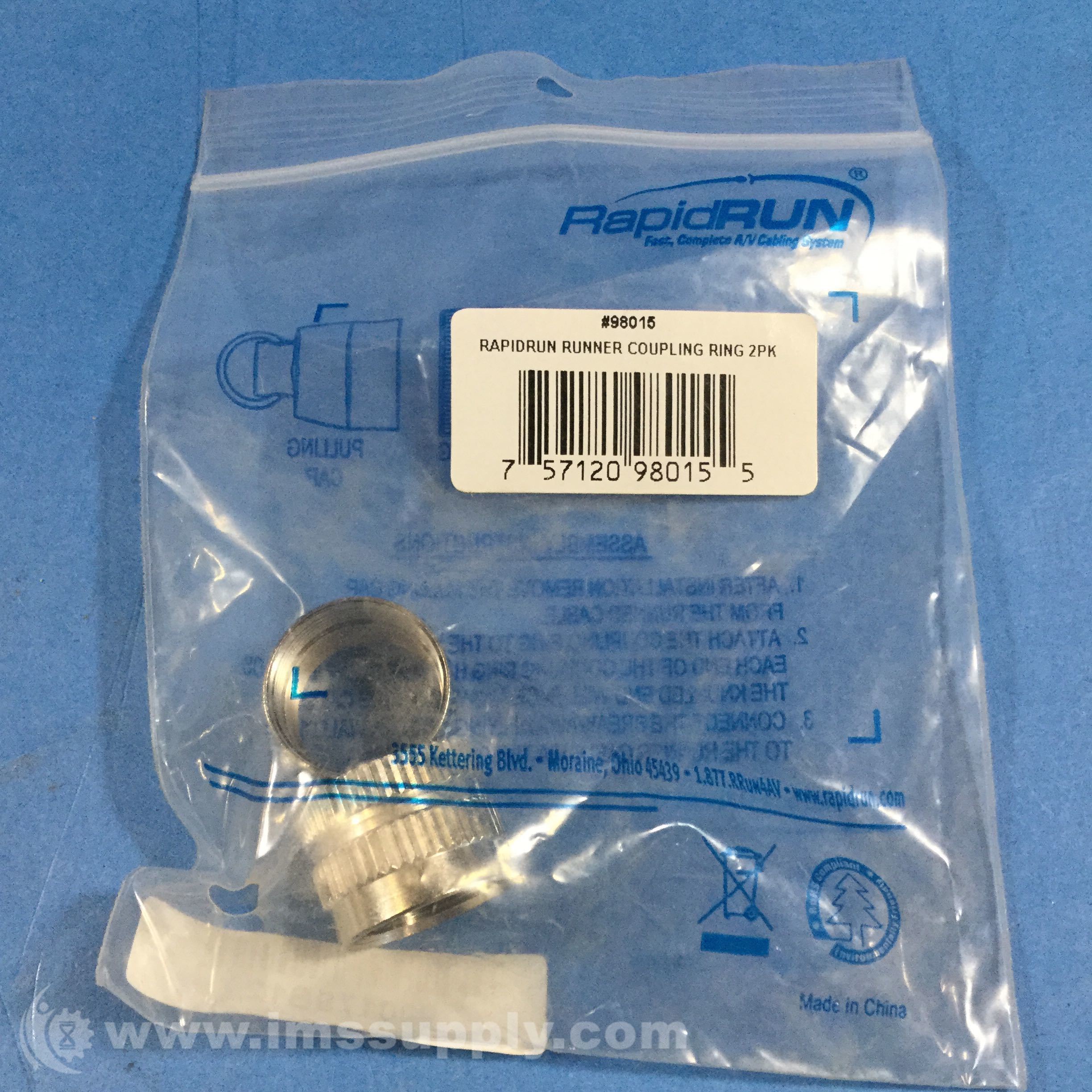 RapidRun 98015 Coupling Rings Pack of 2 - IMS Supply