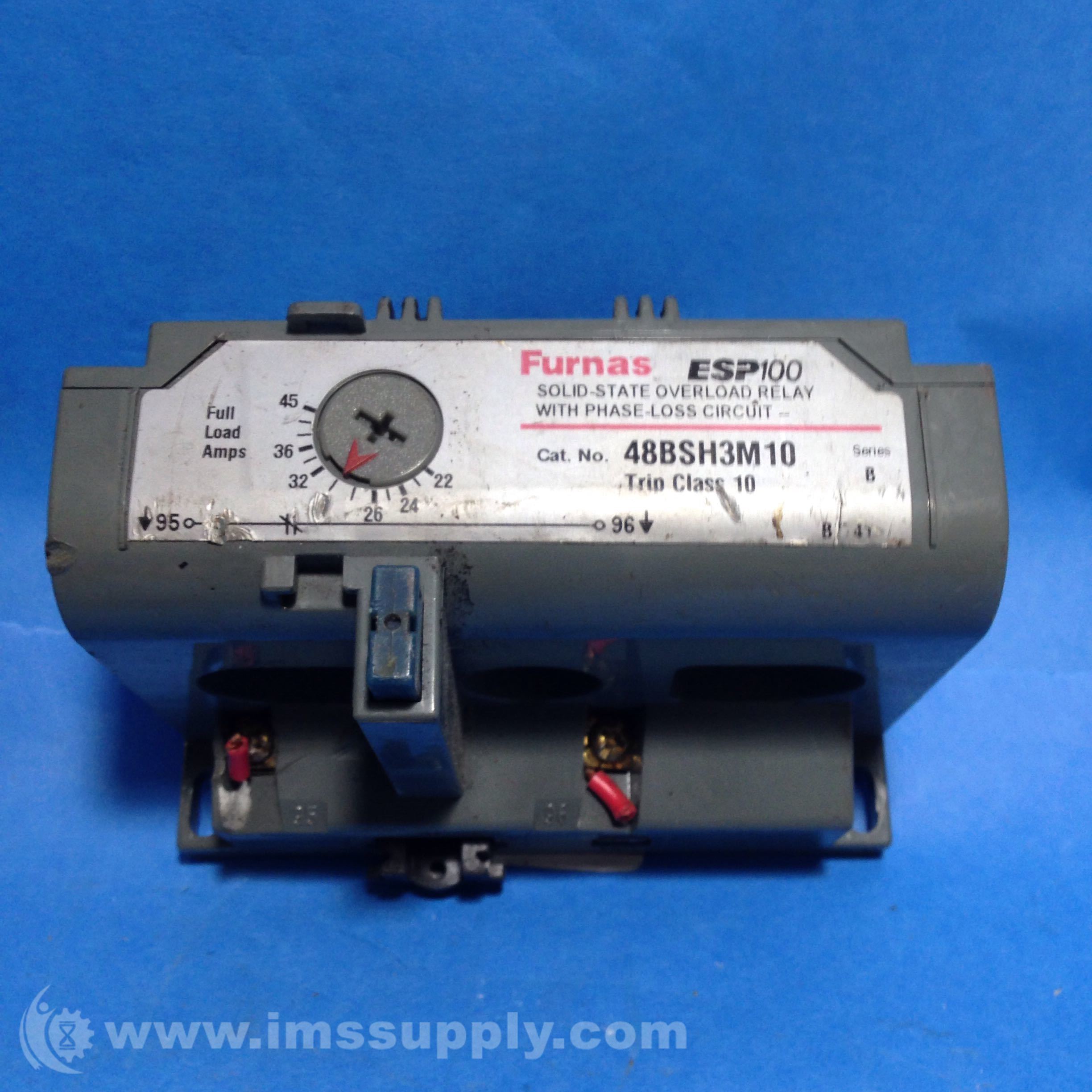 Furnas Electric Co 48BSH3M10 Overload Relay IMS Supply