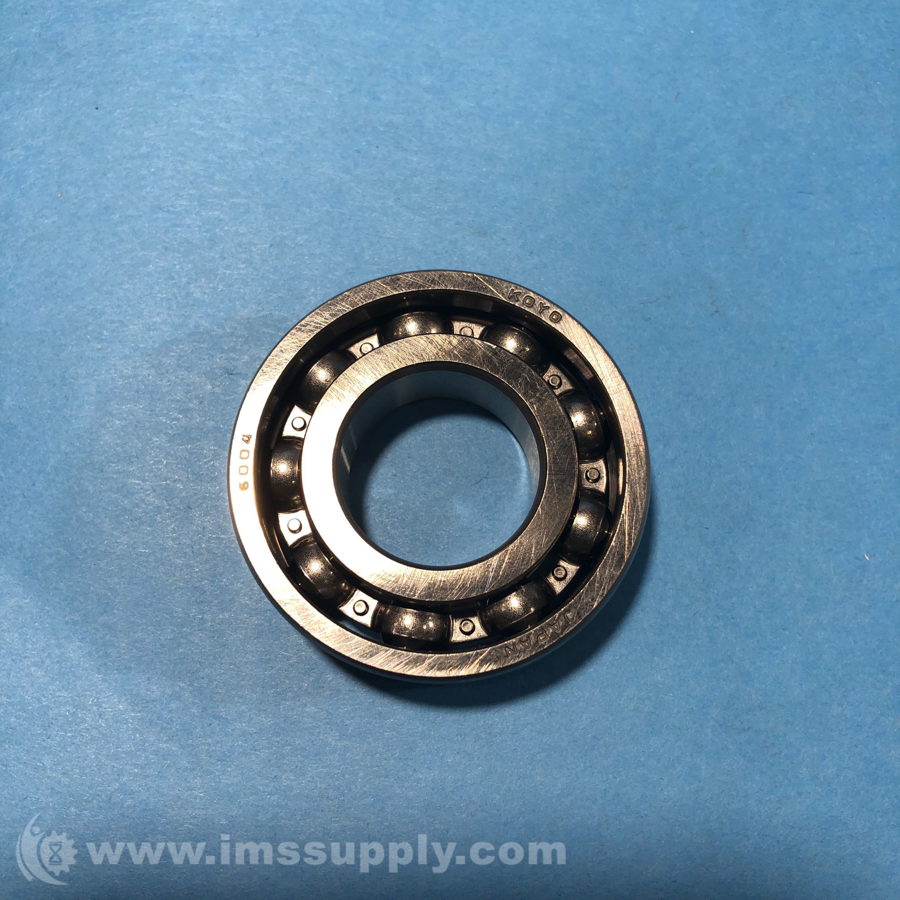 Koyo 6004 Deep Groove Ball Bearing Retaining Ring, Single Row IMS