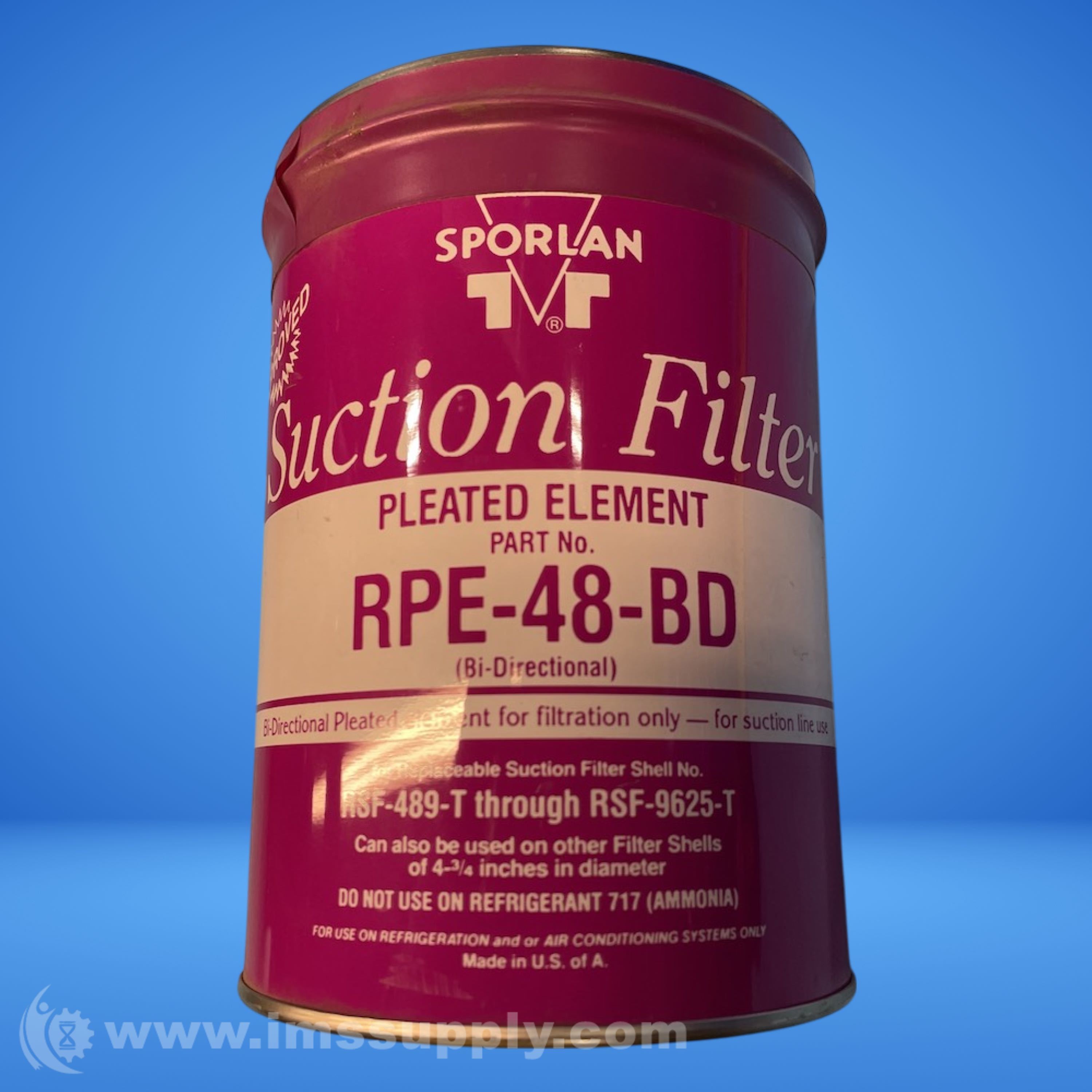 Sporlan RPE-48-BD Suction Filter - IMS Supply
