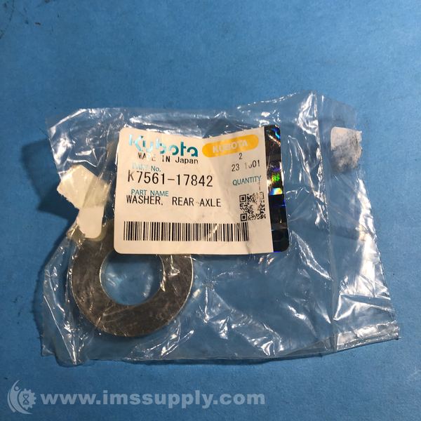 Kubota K756117842 Rear Axle Washer IMS Supply