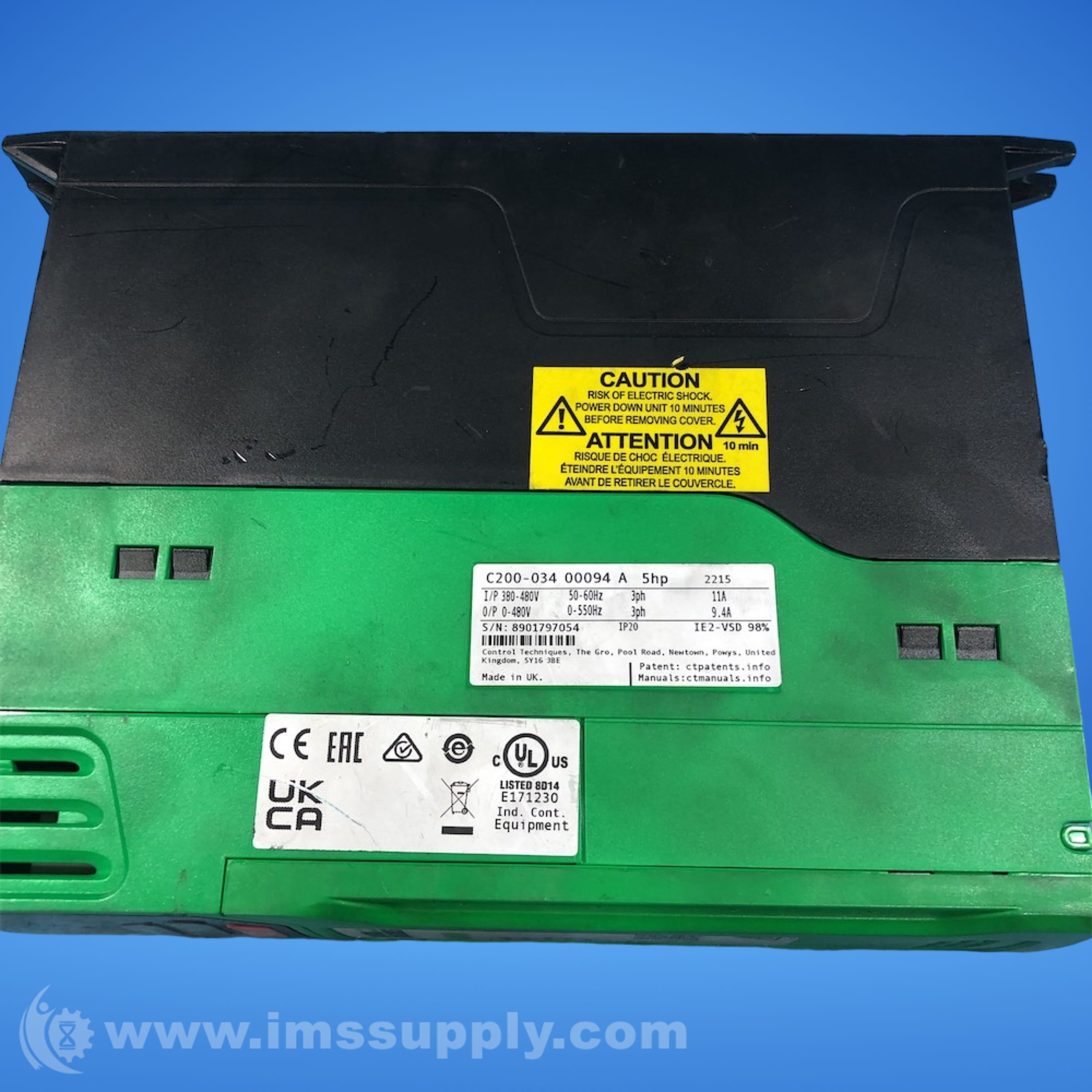 Control Techniques C200-034 00094 A Commander Drive - IMS Supply