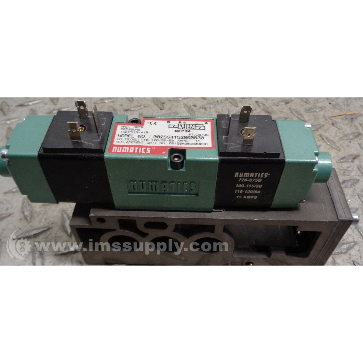Numatics 228-675B Solenoid Valve - IMS Supply