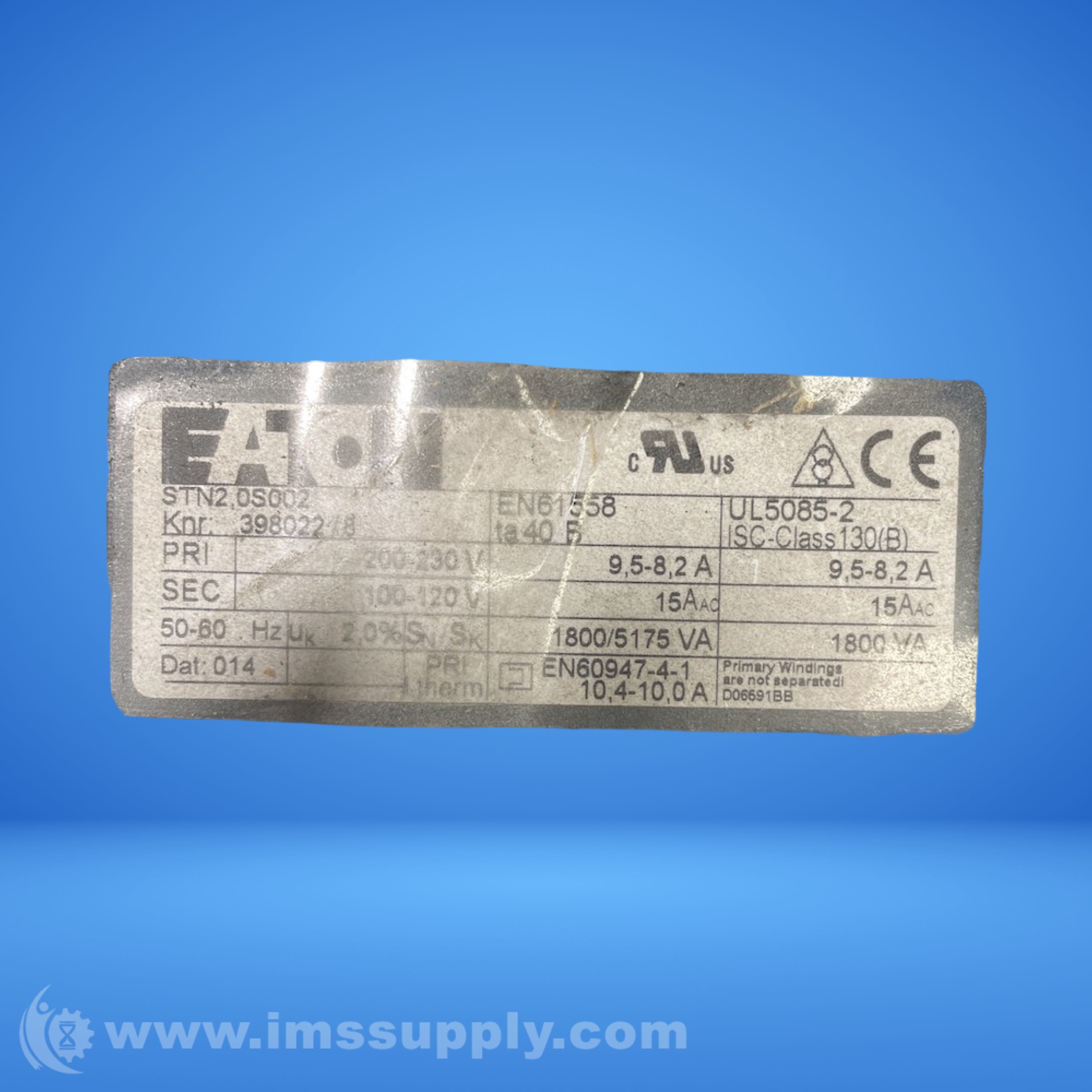 Eaton STN2,0S002 Transformer - IMS Supply