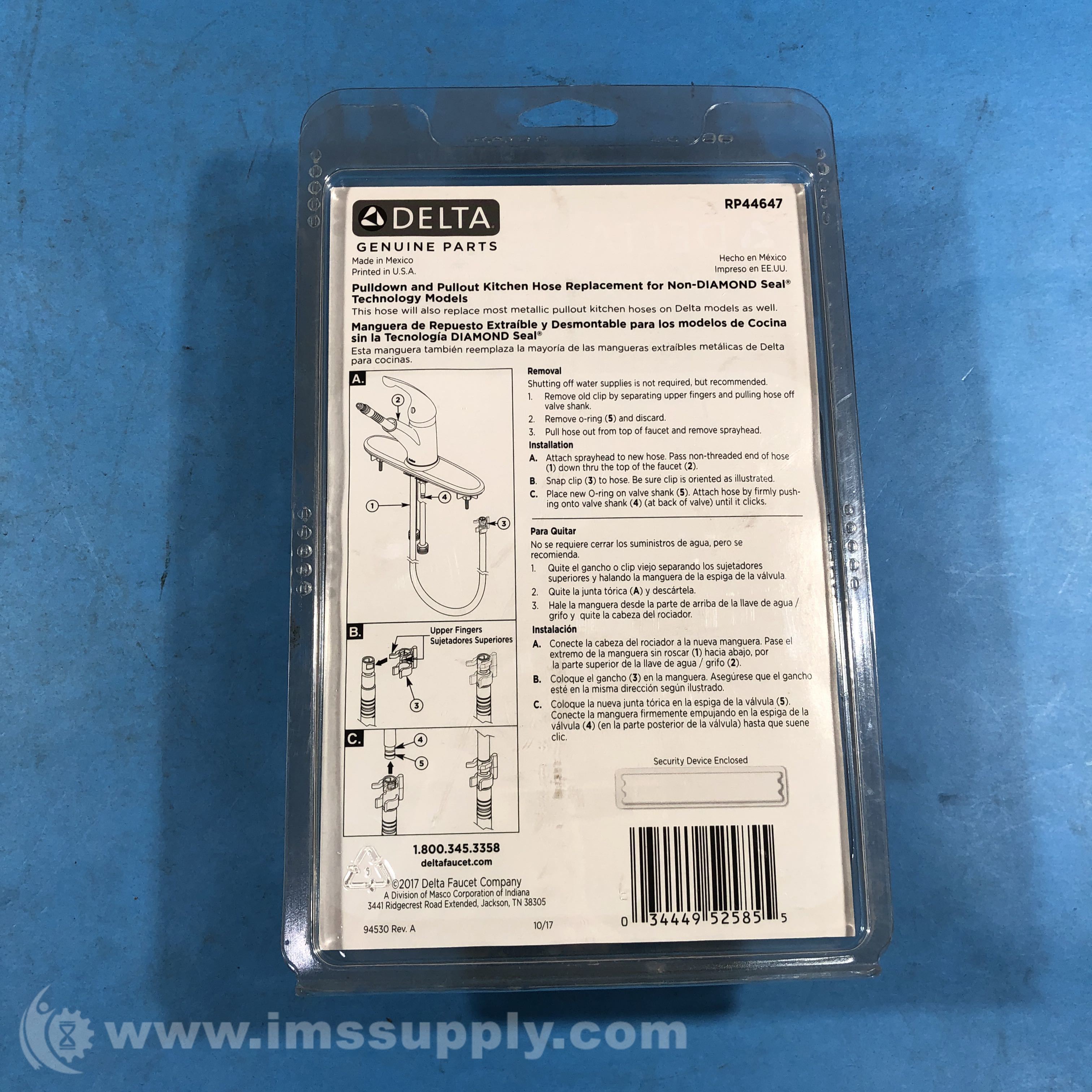 Delta RP44647 Hose Assembly - Pull-Out - IMS Supply
