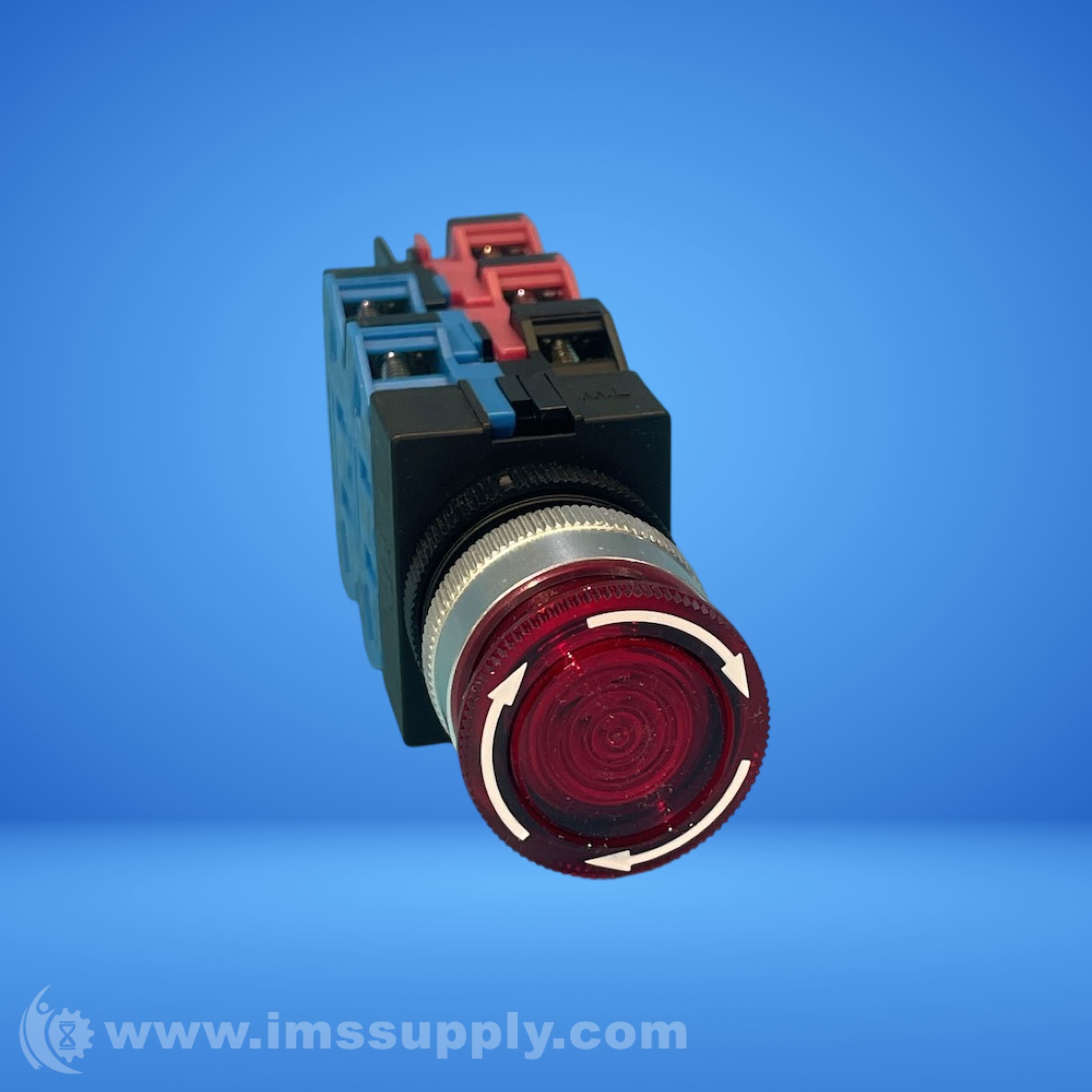 Idec AVLW32222DR Illuminated Red Push Button Switch - IMS Supply