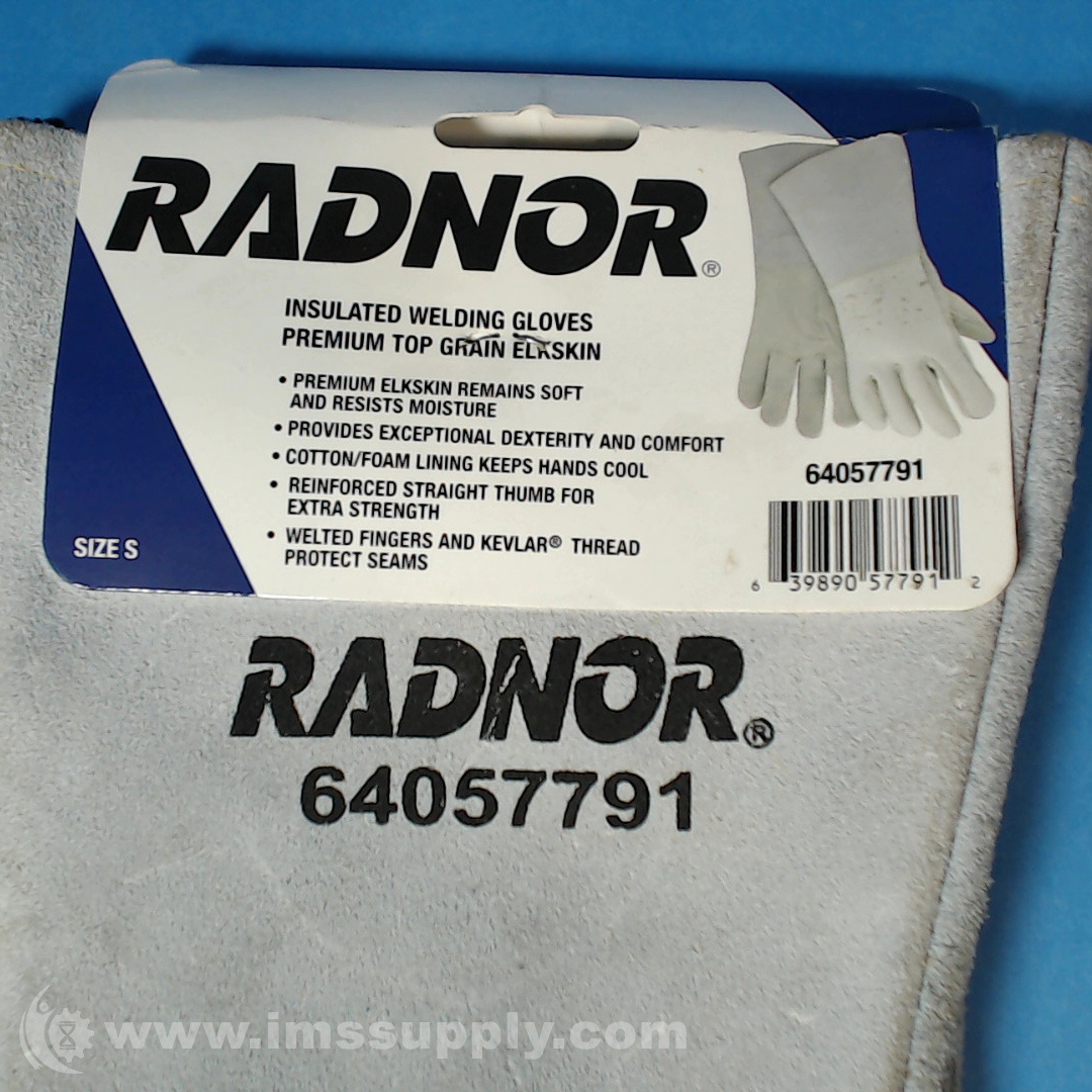 Radnor 64057791 Insulated Welding Gloves Size Small IMS Supply