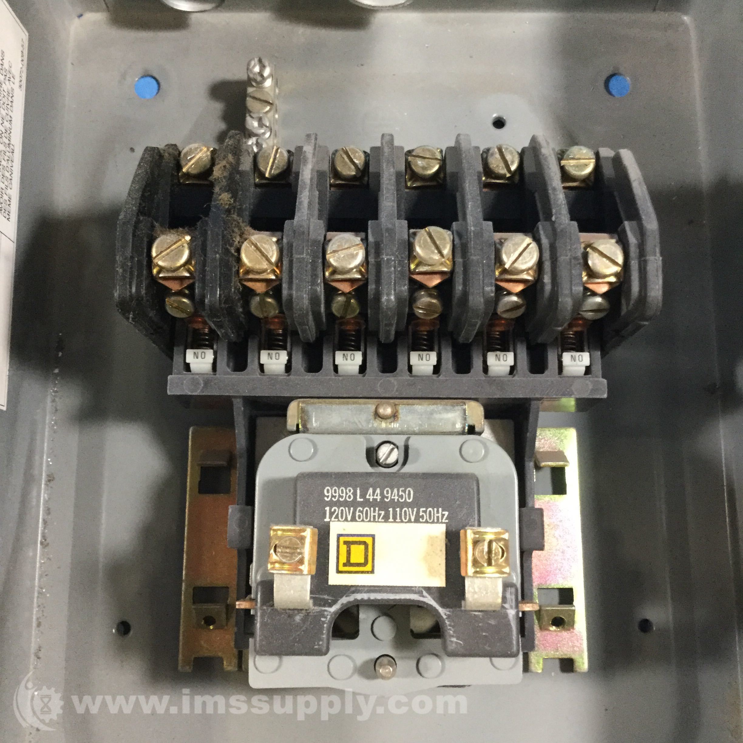 Used Square D 8903 LO60 6P 120V Coil Lighting Contactor 