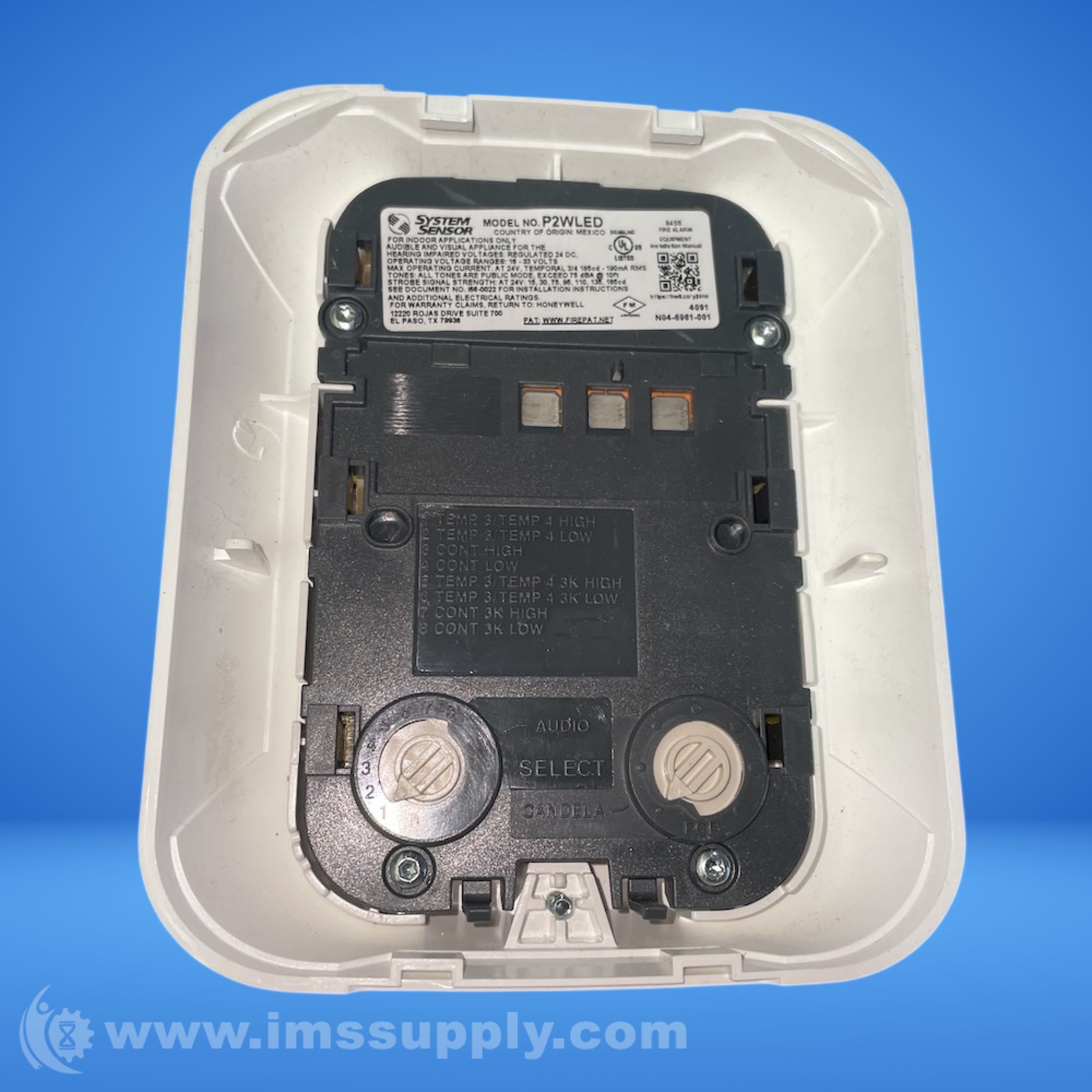 System Sensor P2WLED LED Horn Strobe - IMS Supply
