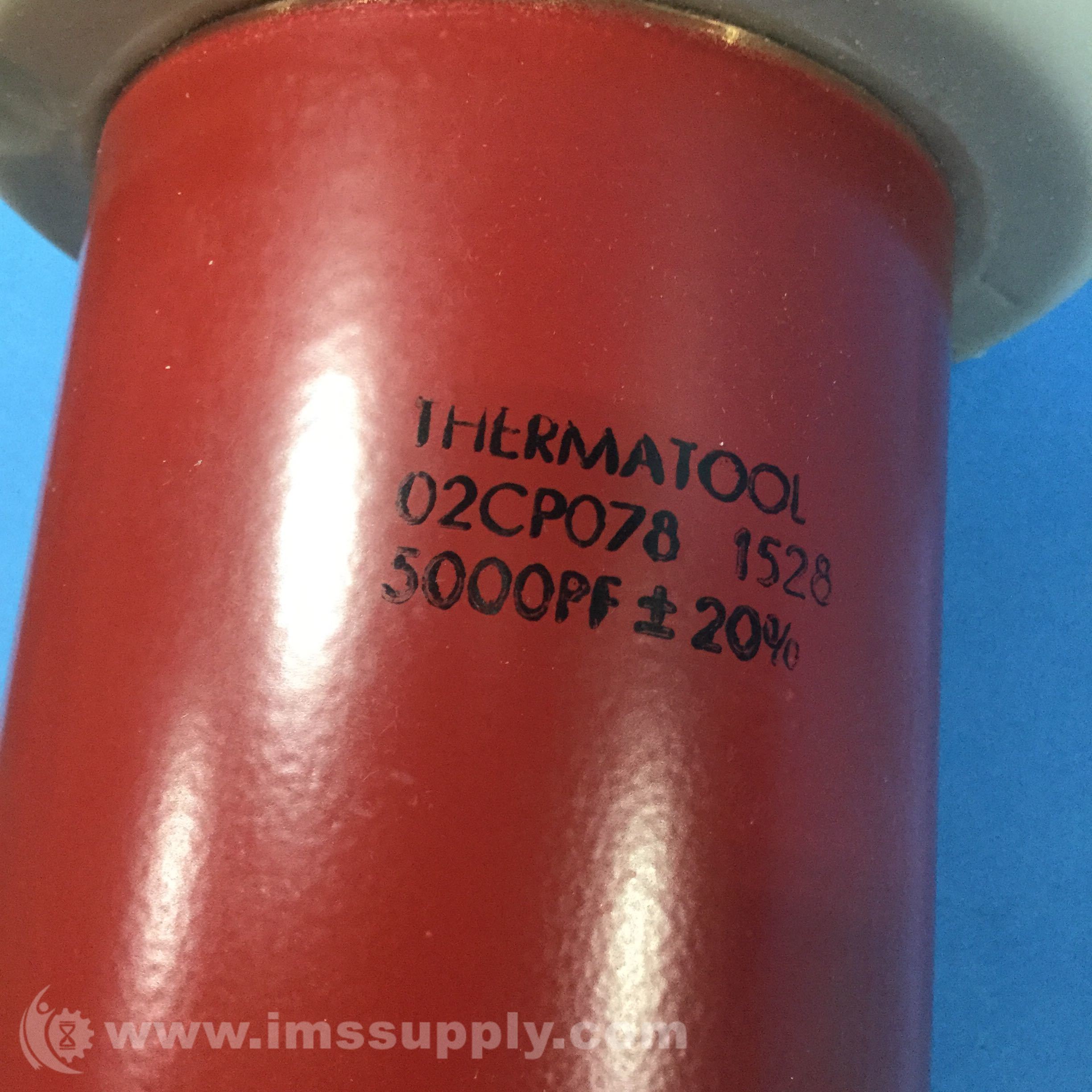 Thermatool Corp 02CP078 Ceramic Disc Capacitor, 5000 PF - IMS Supply