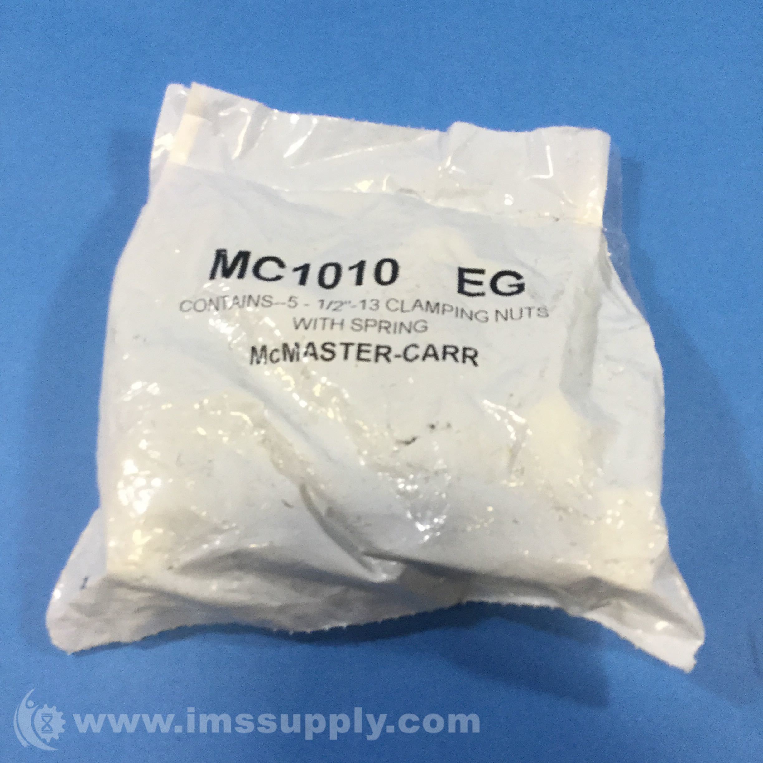 McMasterCarr MC1010 EG Strut Channel Nuts with Springs, 13/16 IMS Supply