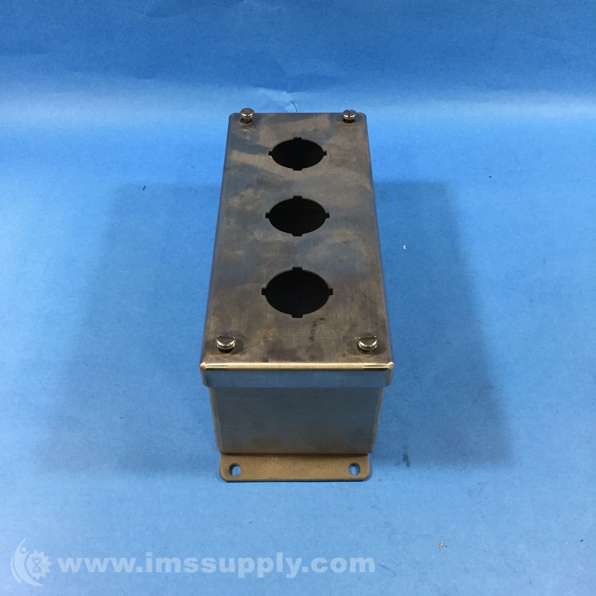 Hoffmann E3PBSS Pushbutton Enclosure Type 4, 4x, 12 IMS Supply