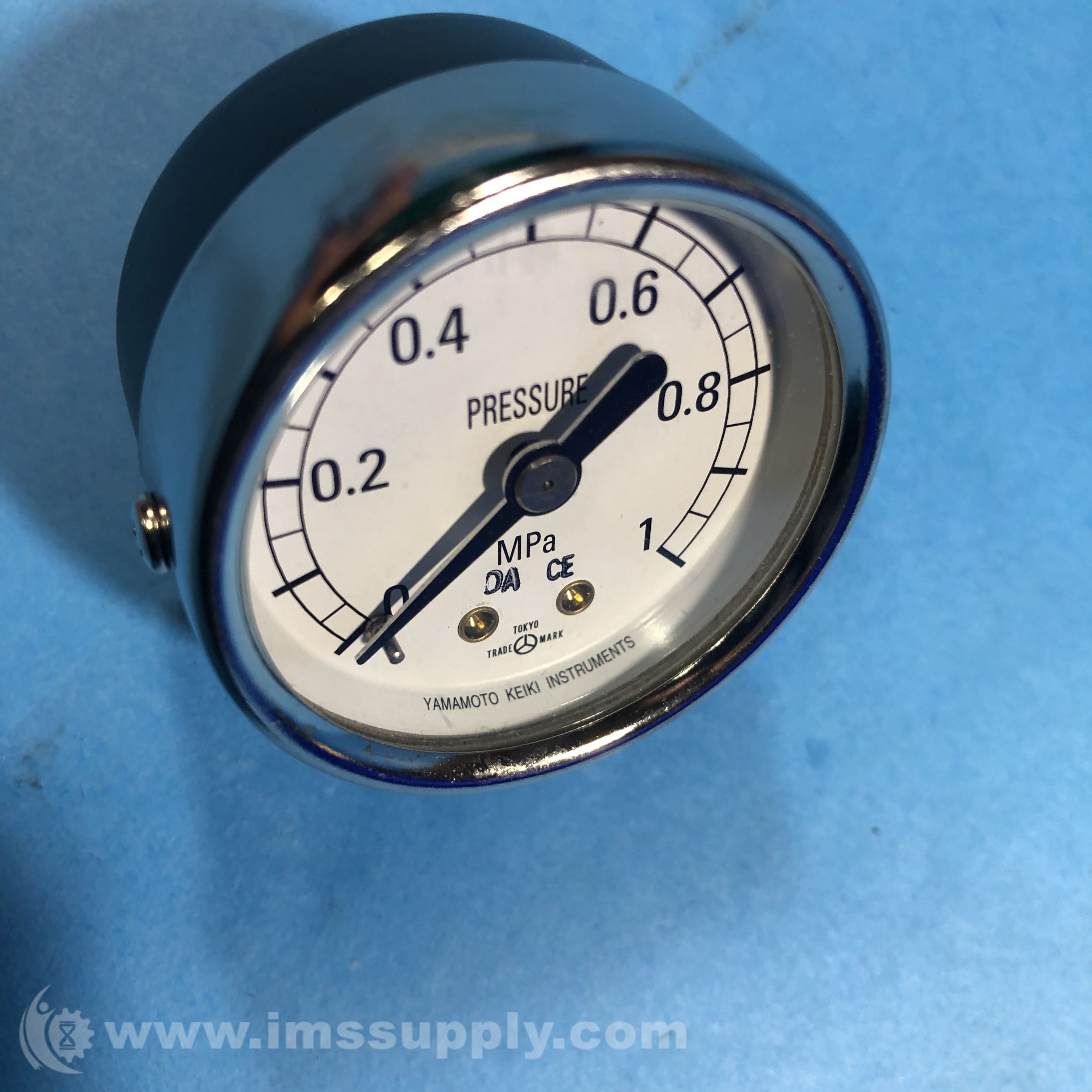 YAMAMOTO Pressure Gauge, 01MPa IMS Supply