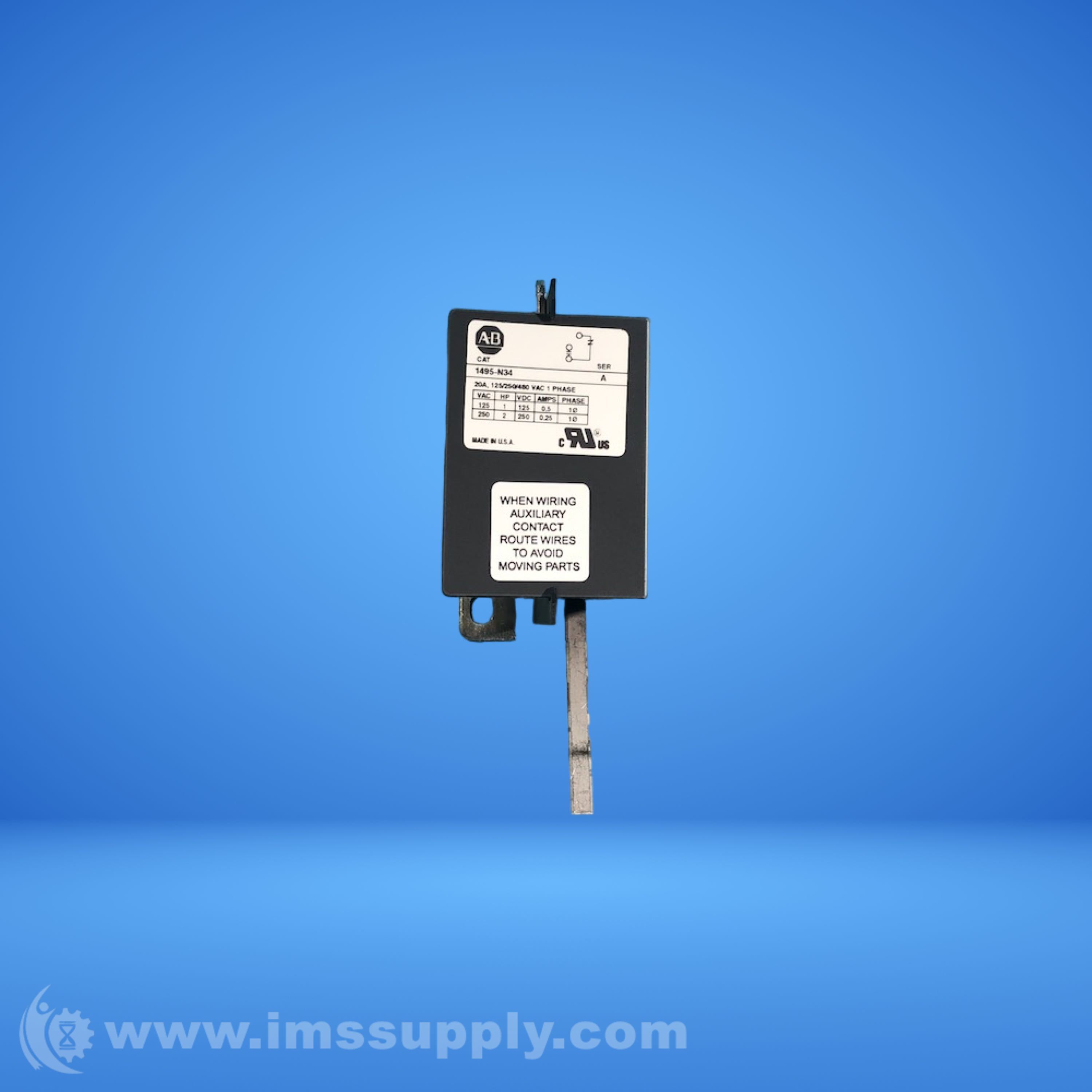 Allen Bradley 1495-N34 Electrical Interlock Kit - IMS Supply