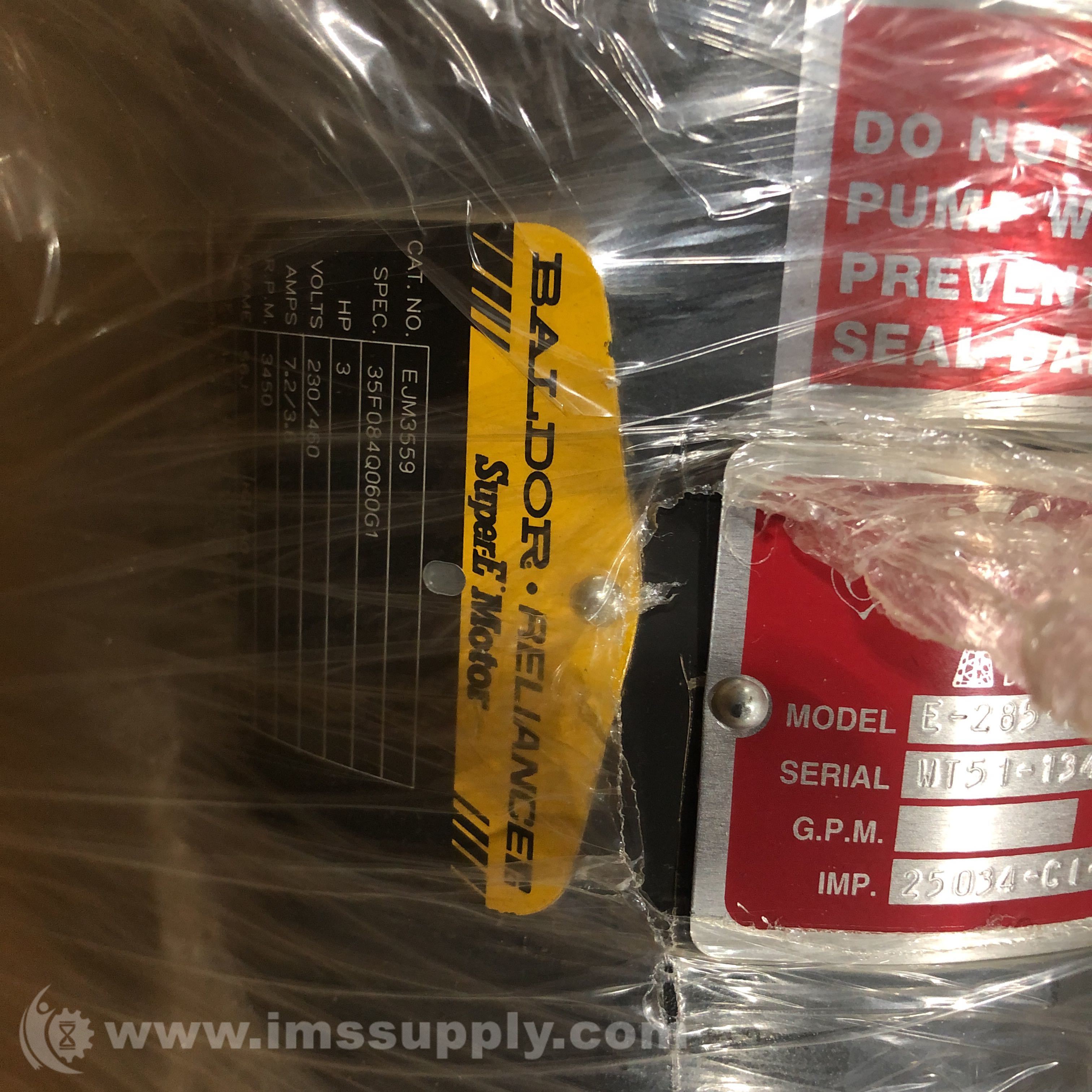 Gusher Pumps E285JA Pump IMS Supply