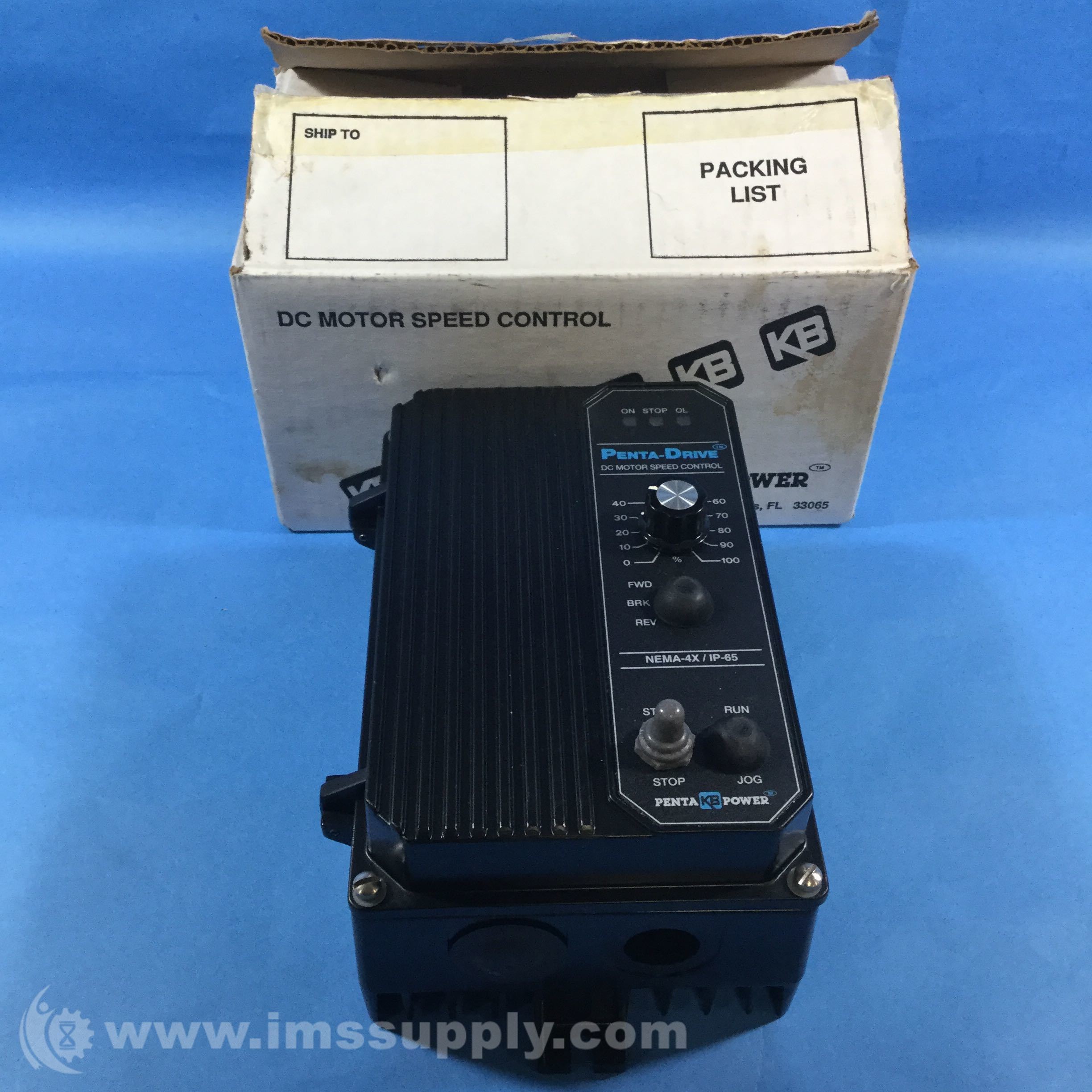 KB Electronics KBPC240D DC Motor Speed Control IMS Supply