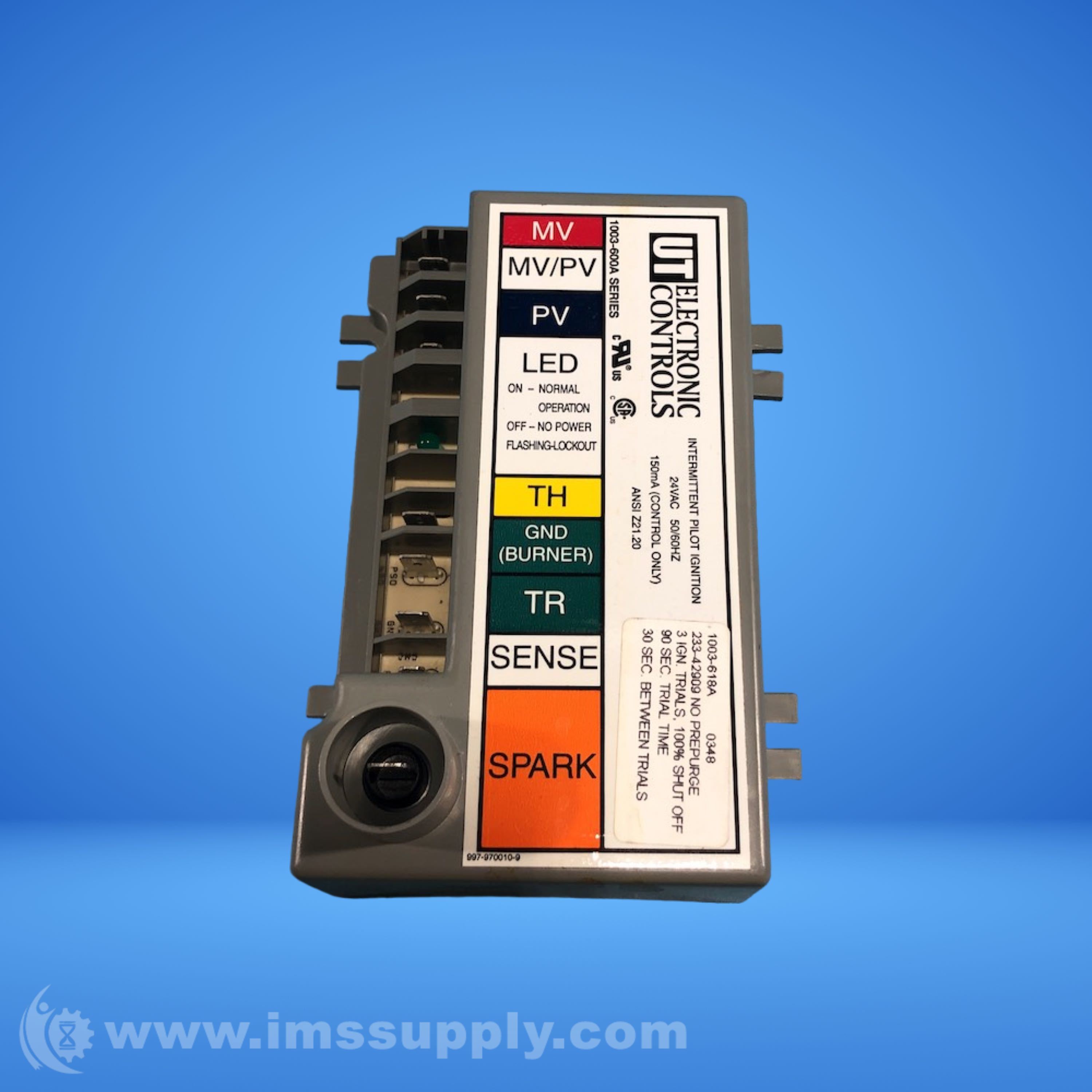 UT Electronic Controls 1003-600A - IMS Supply