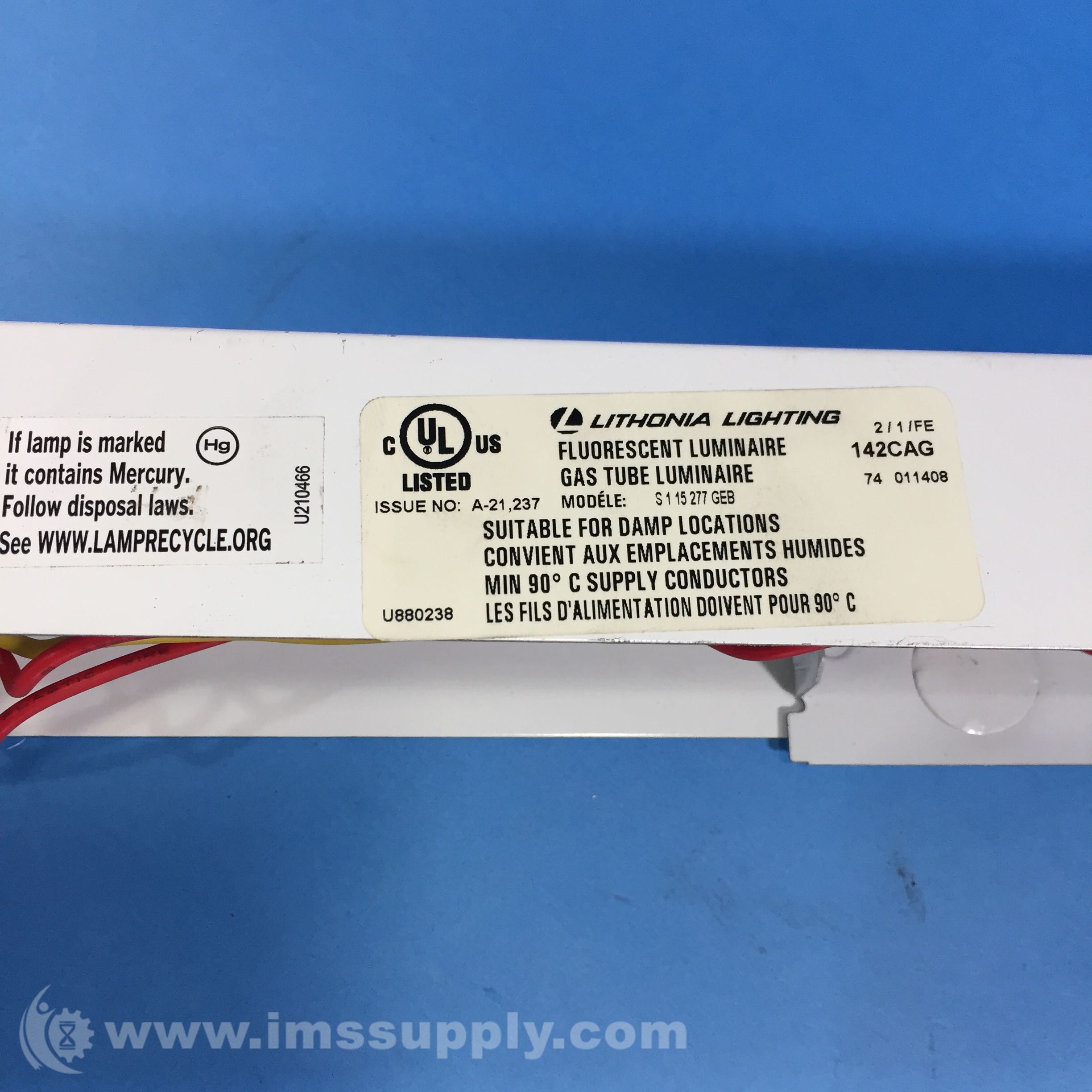 Fluorescent luminaire gas tube luminaire discount