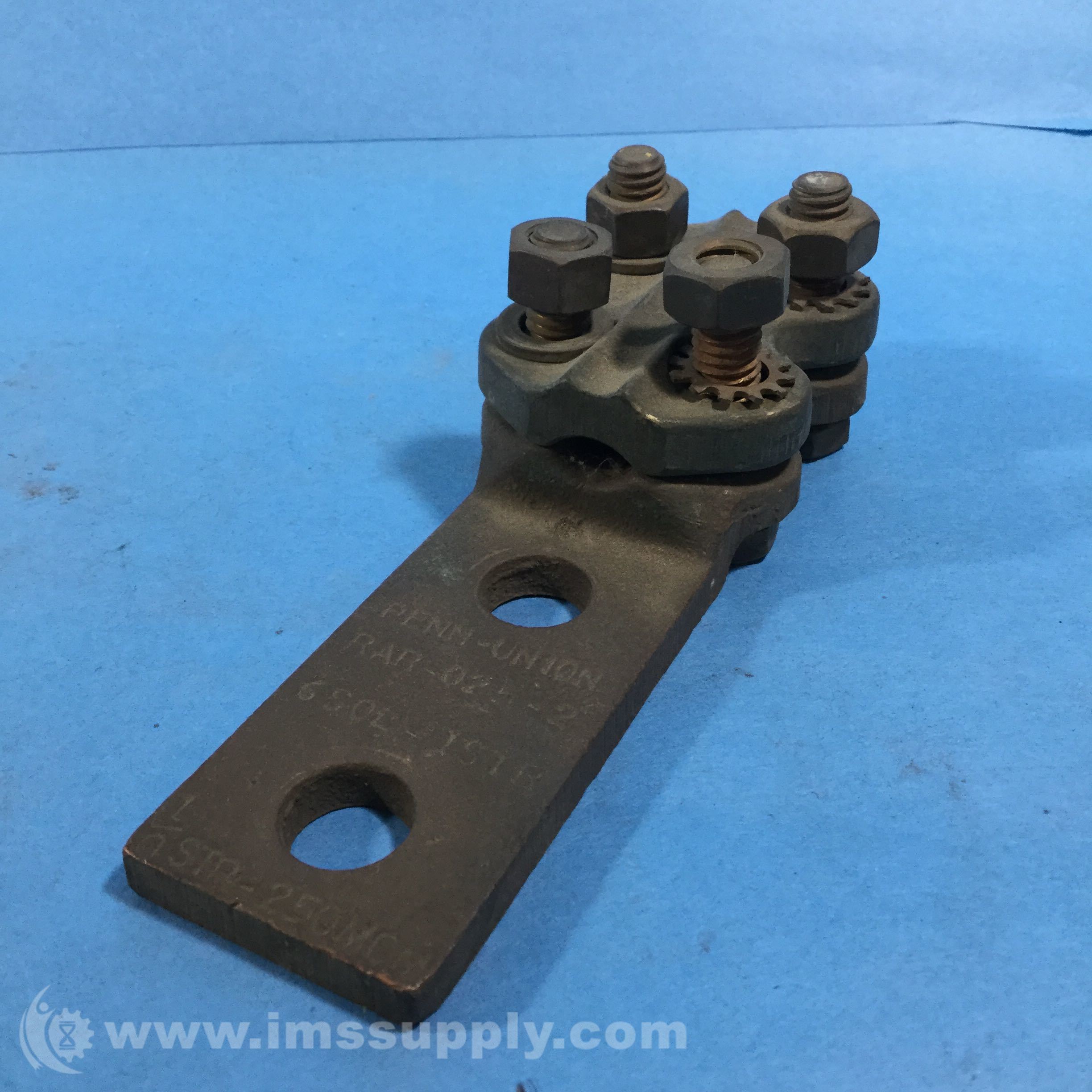 PennUnion RAR0252 Bronze 2hole Terminal Lug IMS Supply