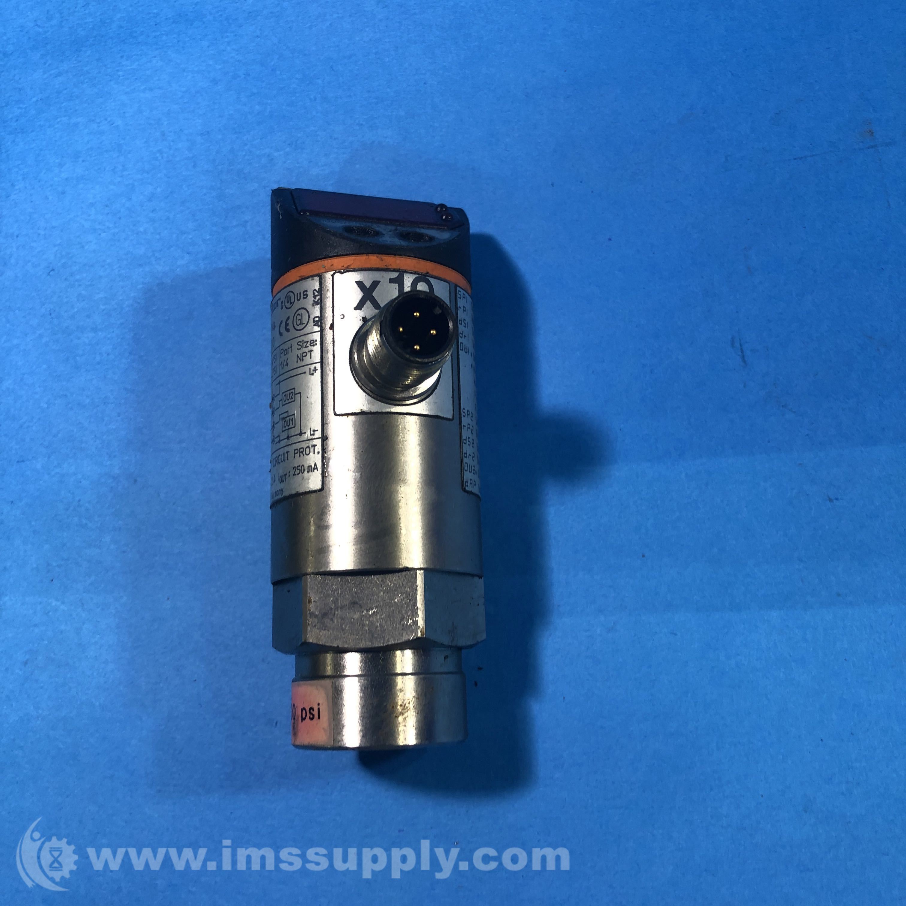 IFM Efector PN7220 Pressure Sensor with Display IMS Supply