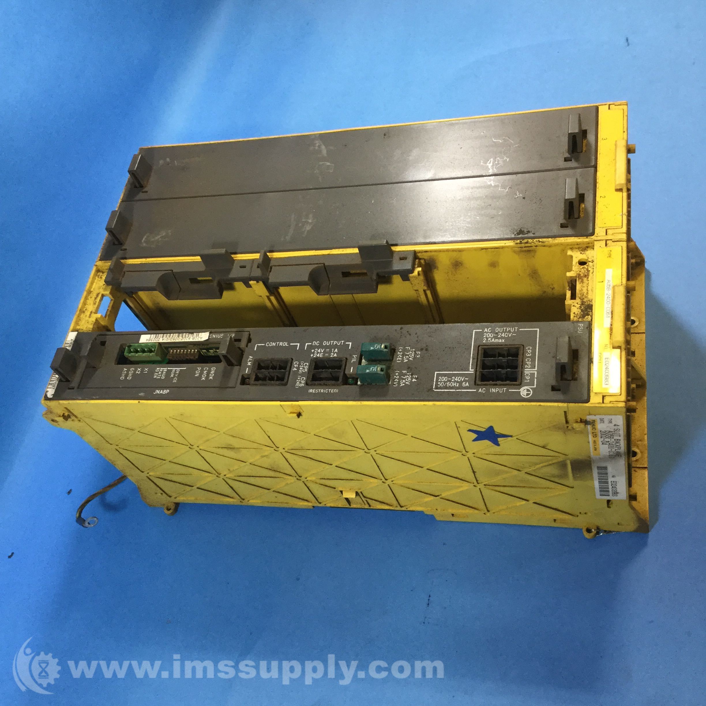 Fanuc A05B-2400-C061 4-Slot Backplace - IMS Supply