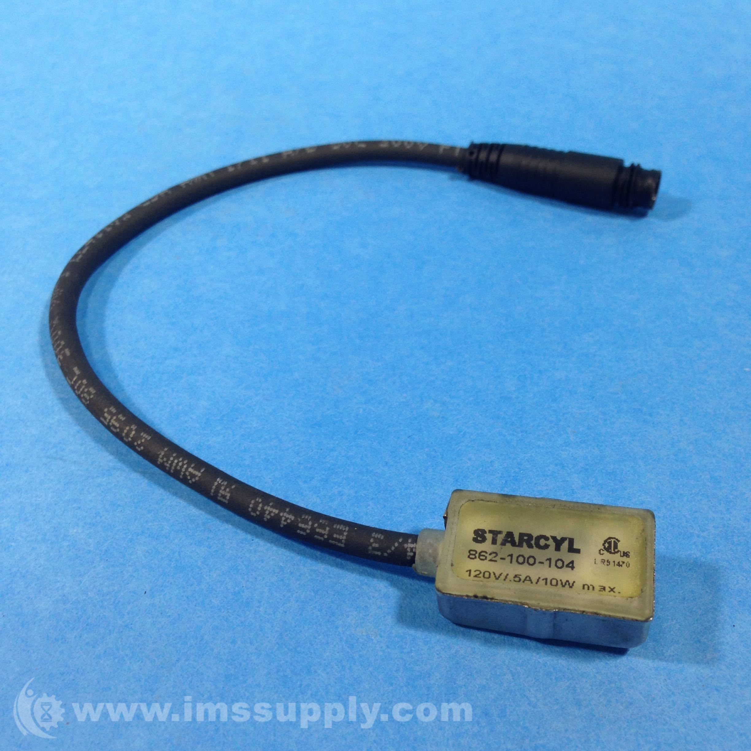 Starcyl 862100104 Reed Switch, 5 AMP, 5120VDC/VAC, 50/60 HZ IMS Supply