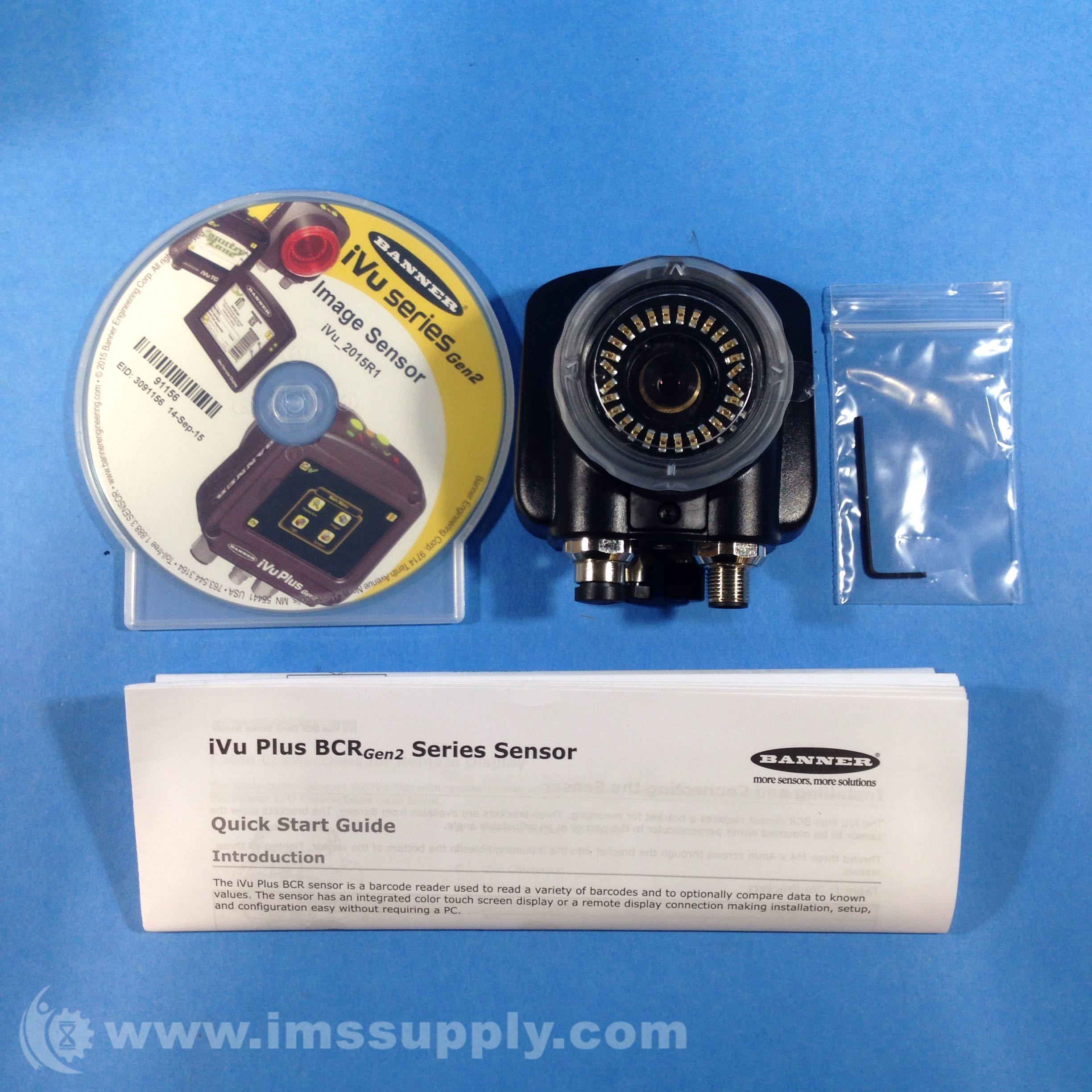 Banner Engineering Ivu2prbr12 Ivu Plus Gen 2 Image Sensor Ims Supply