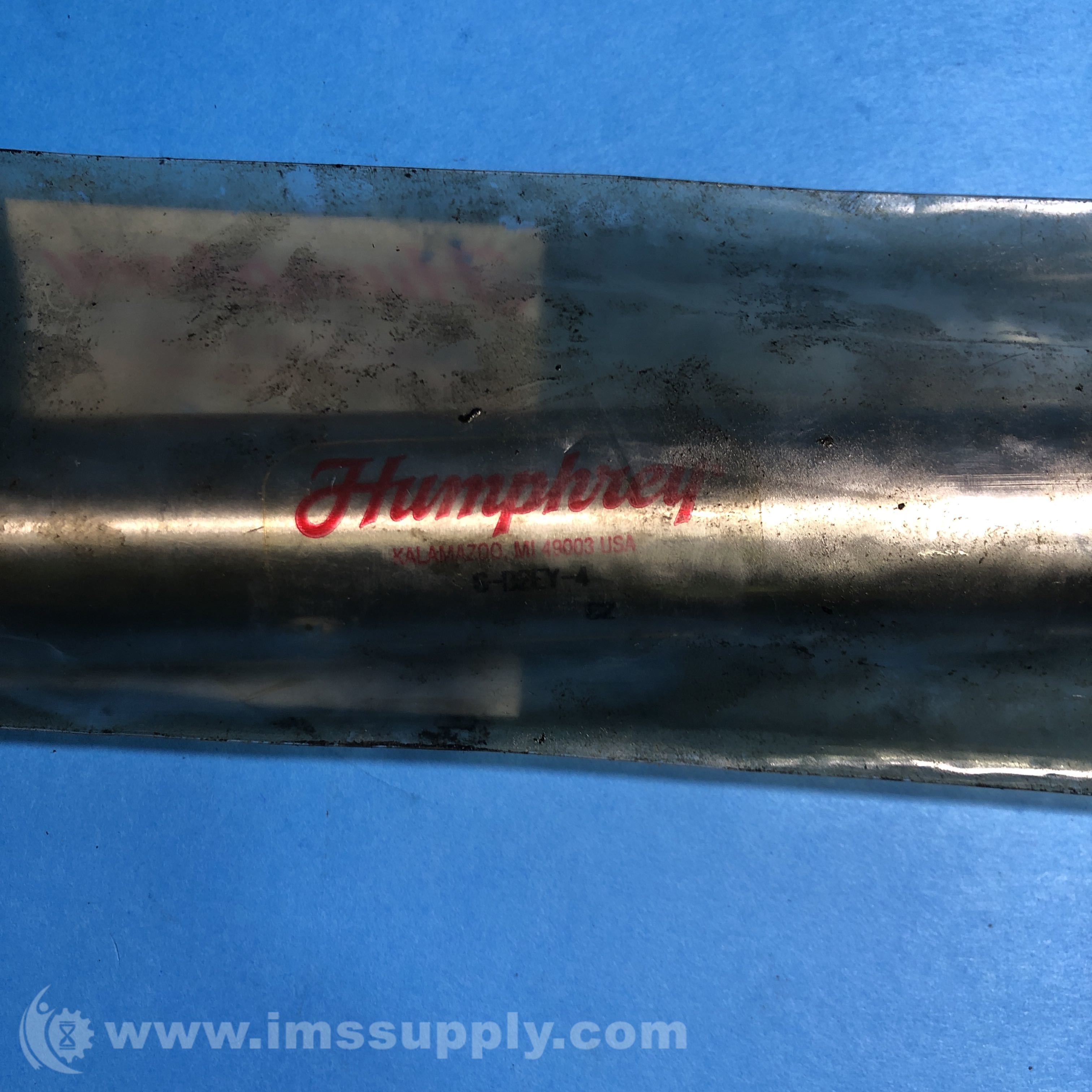 Humphrey 6D2EY4 Doubleacting Round Body Air Cylinder Actuator IMS